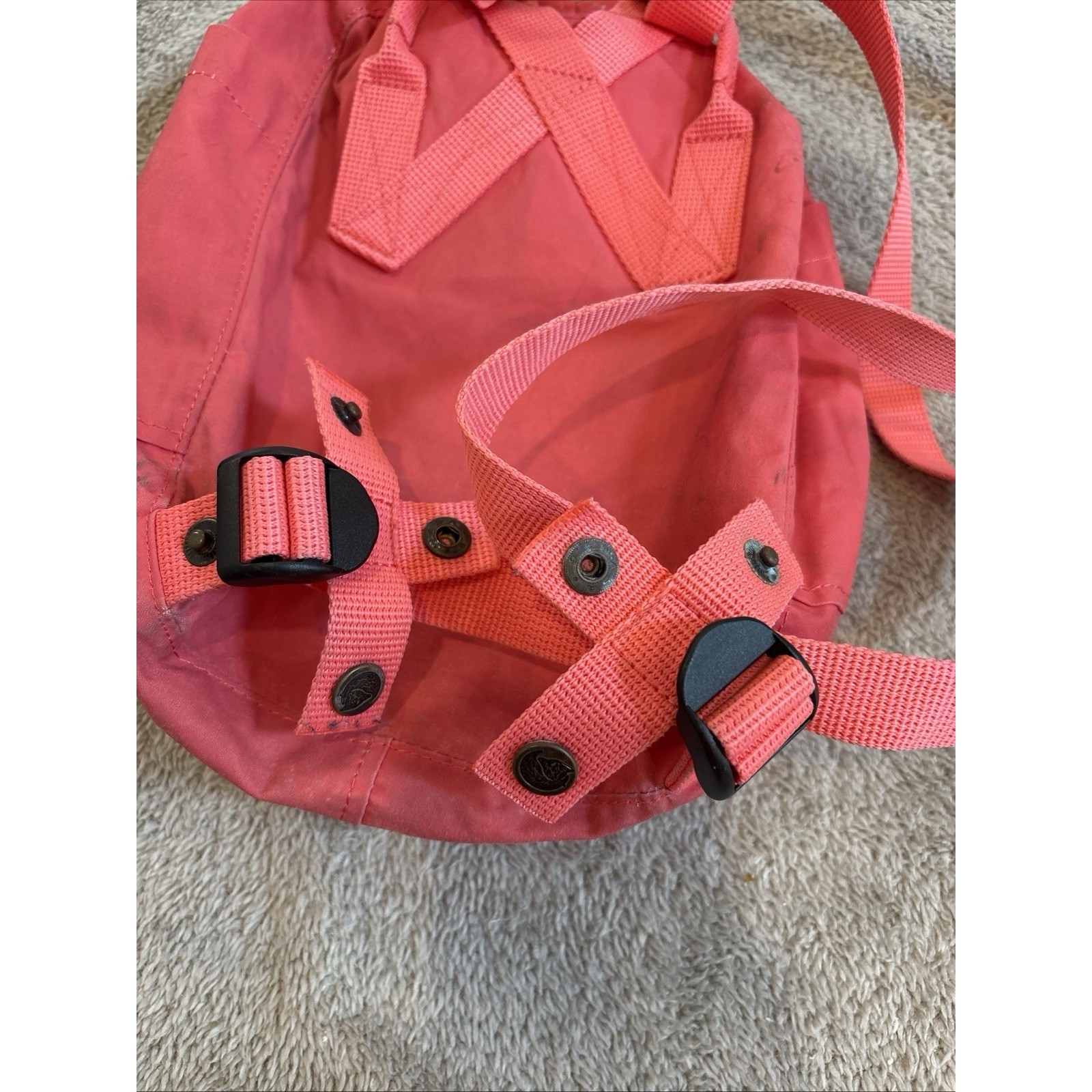 Peach Pink Mini Backpack Classic Lightweight Everyday Bag READ