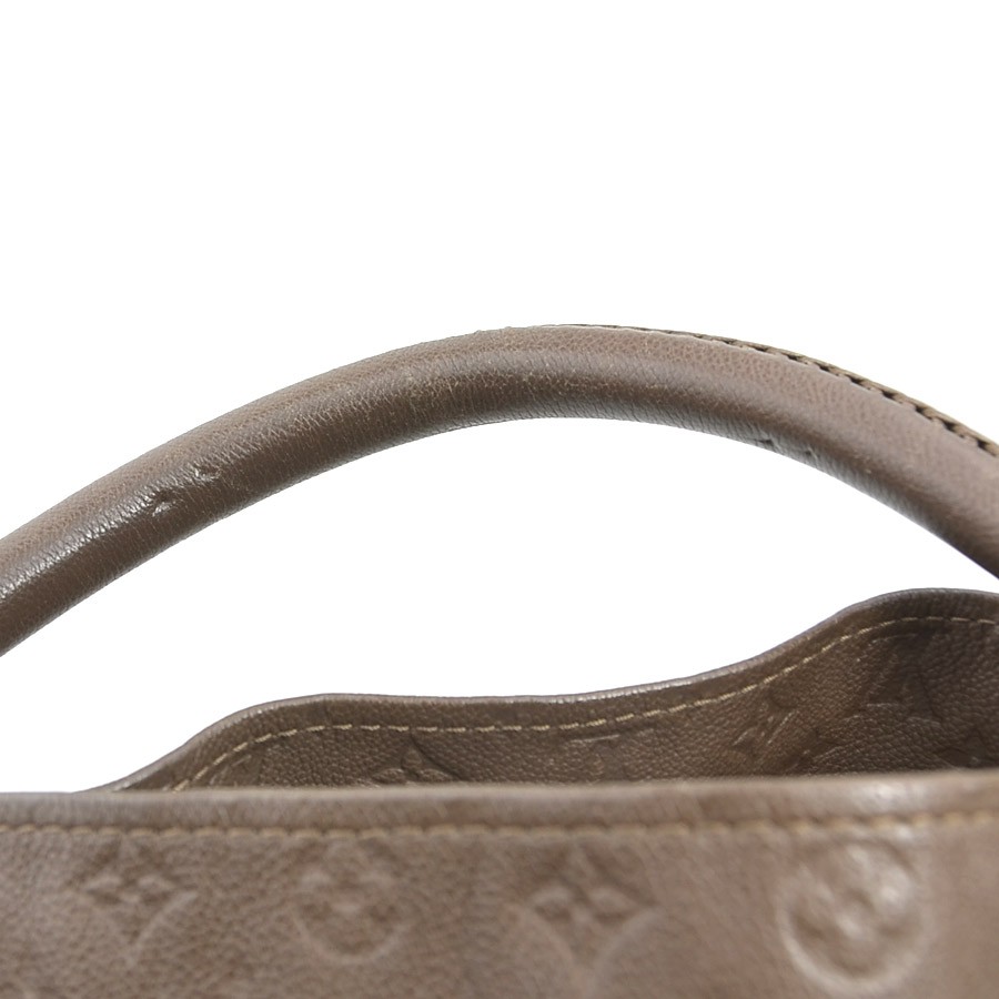 Auth LOUIS VUITTON Monogram Empreinte Artsy MM Shoulder Bag Brown M94171 e61661k