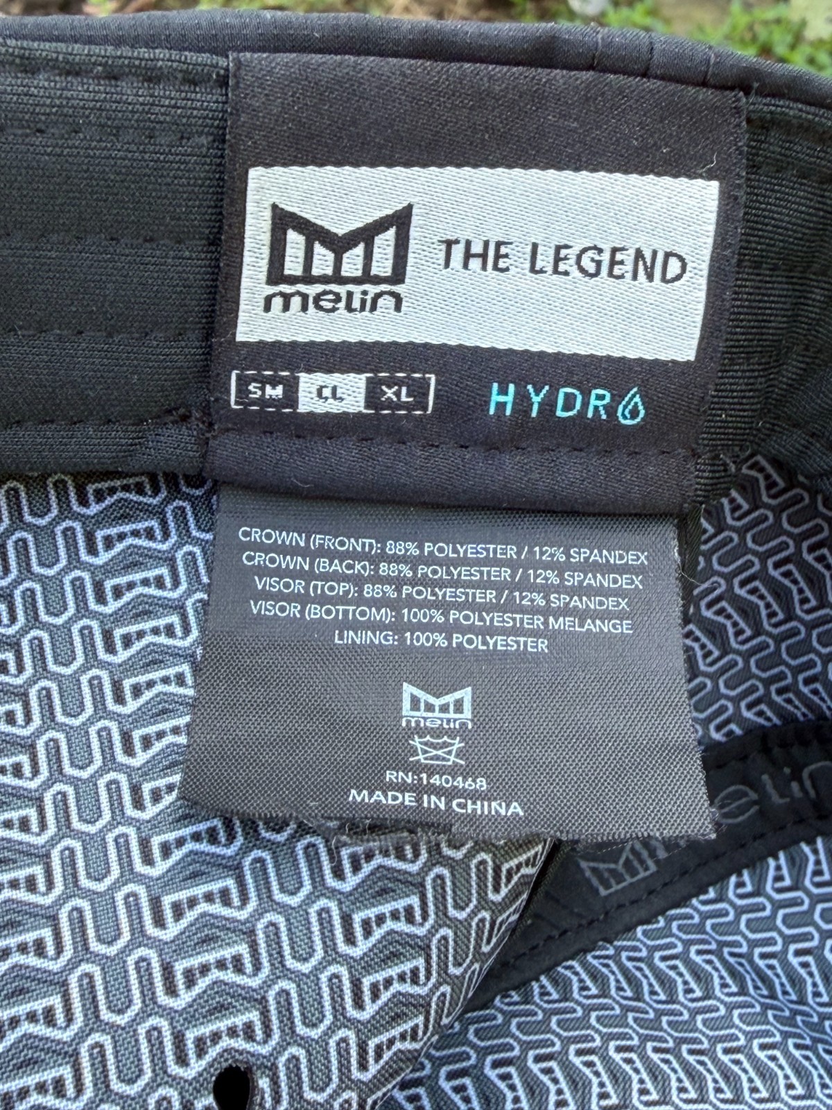 Melin The Legend Hydro Hat Blue Classic Large Adjustable Water Resistant