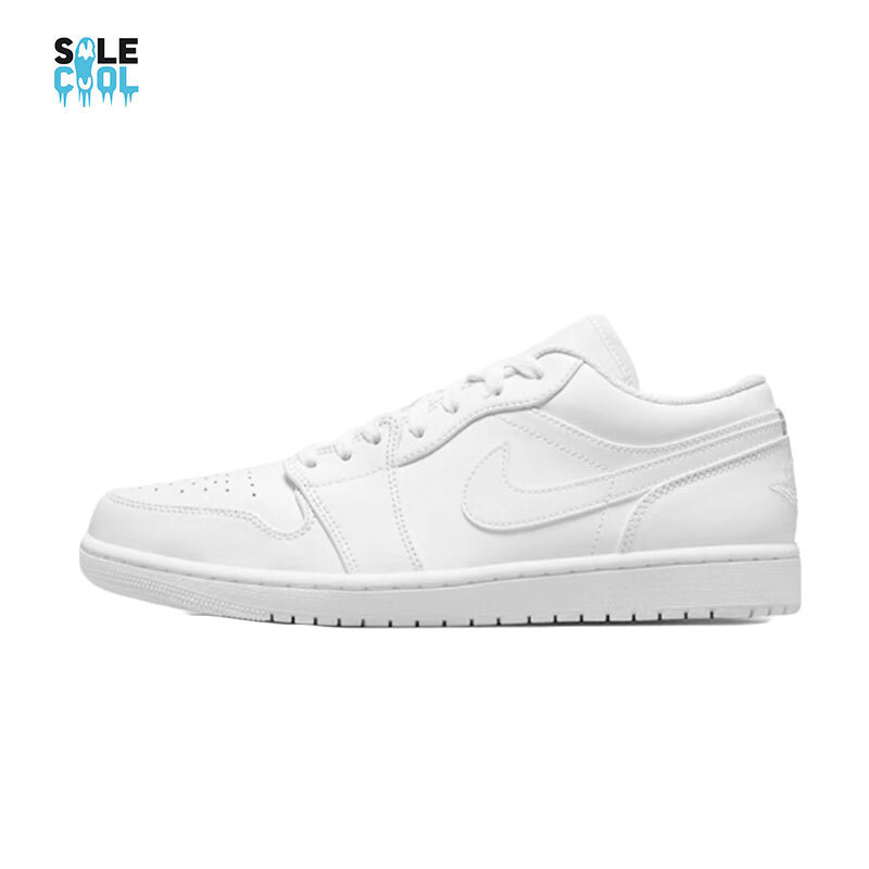 Nike Air Jordan AJ1 Low White Shoes Men’s 553558-136