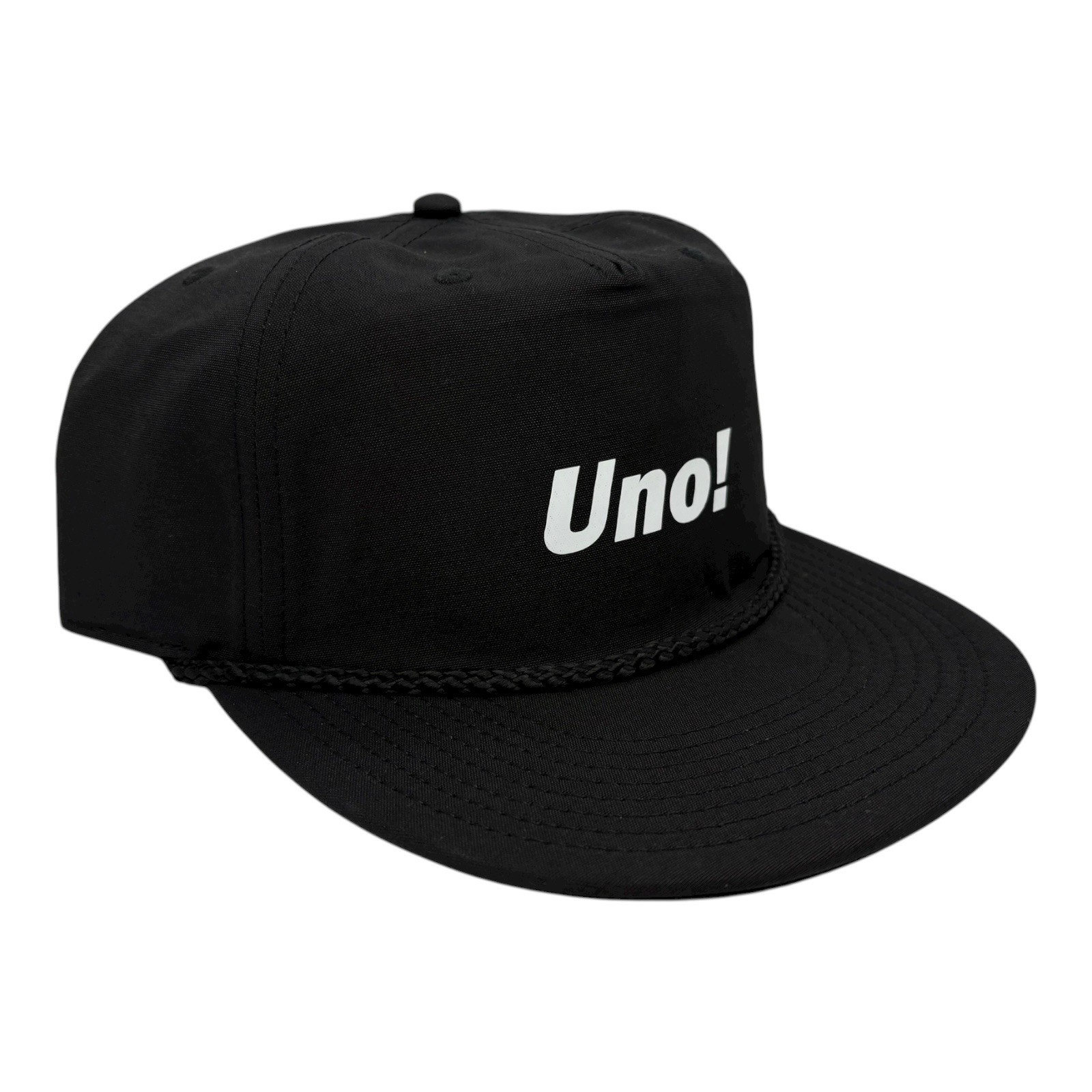 NEW ARGENTINA EL DIEGO UNO BLACK SNAPBACK HAT 5 PANEL ROPE PRO STYLE BASEBALL