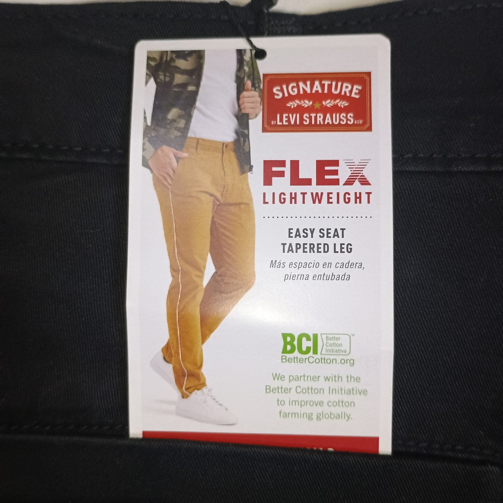 NWT Signature By Levi’s Essential Chino Black Size 40