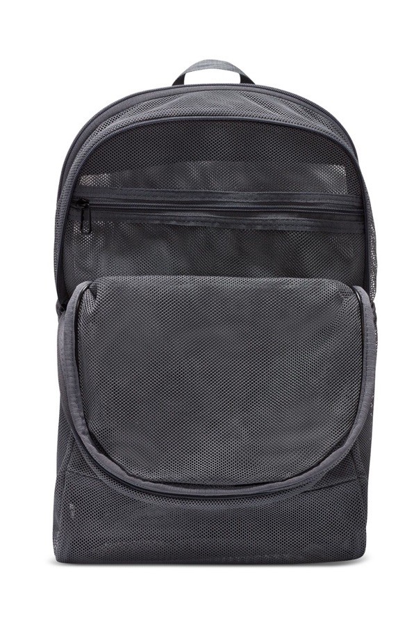 New Nike Brasilia Mesh Backpack 9.0, Gray 26L