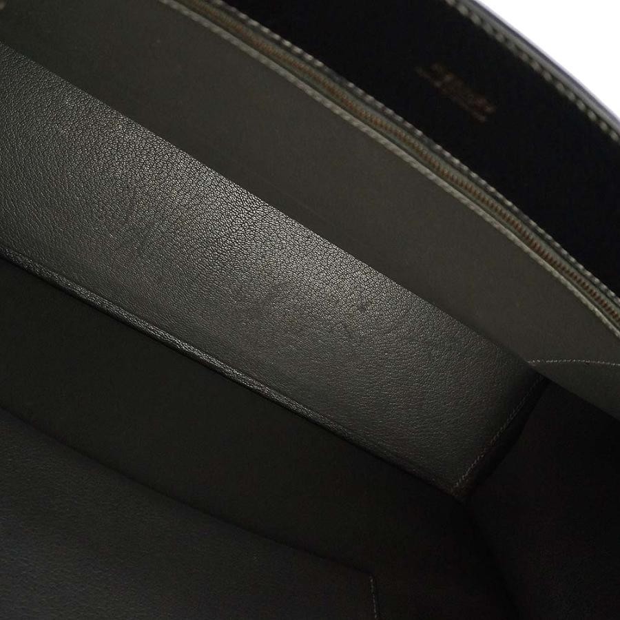 Hermes Bag White Bus GM 40 Handbag Black Fjord Leather W15.7xH11.6in B Stamp 99