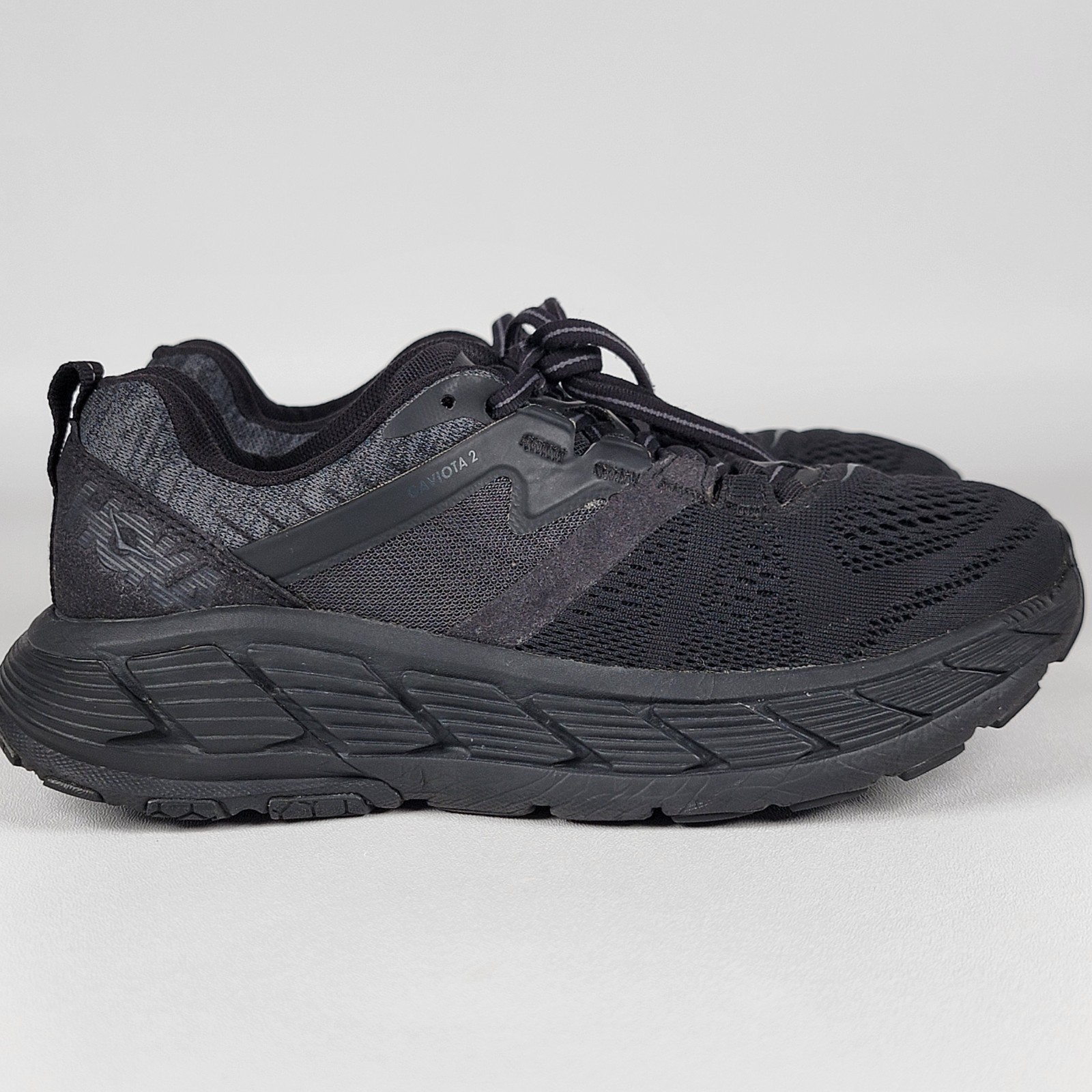 Hoka One One Womens Gaviota 2 Running Athletic Shoes Black 6 US 37 1/3 EU