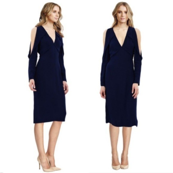 NWT C/MEO COLLECTIVE Midi Sheath Dress Sz XXS