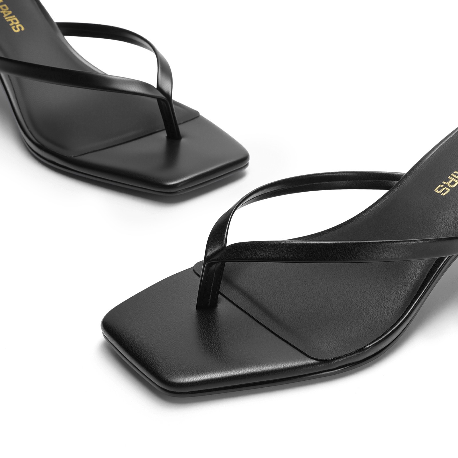Women Low Kitten Heel Sandals Open Toe Comfortable Casual Thong Sandals