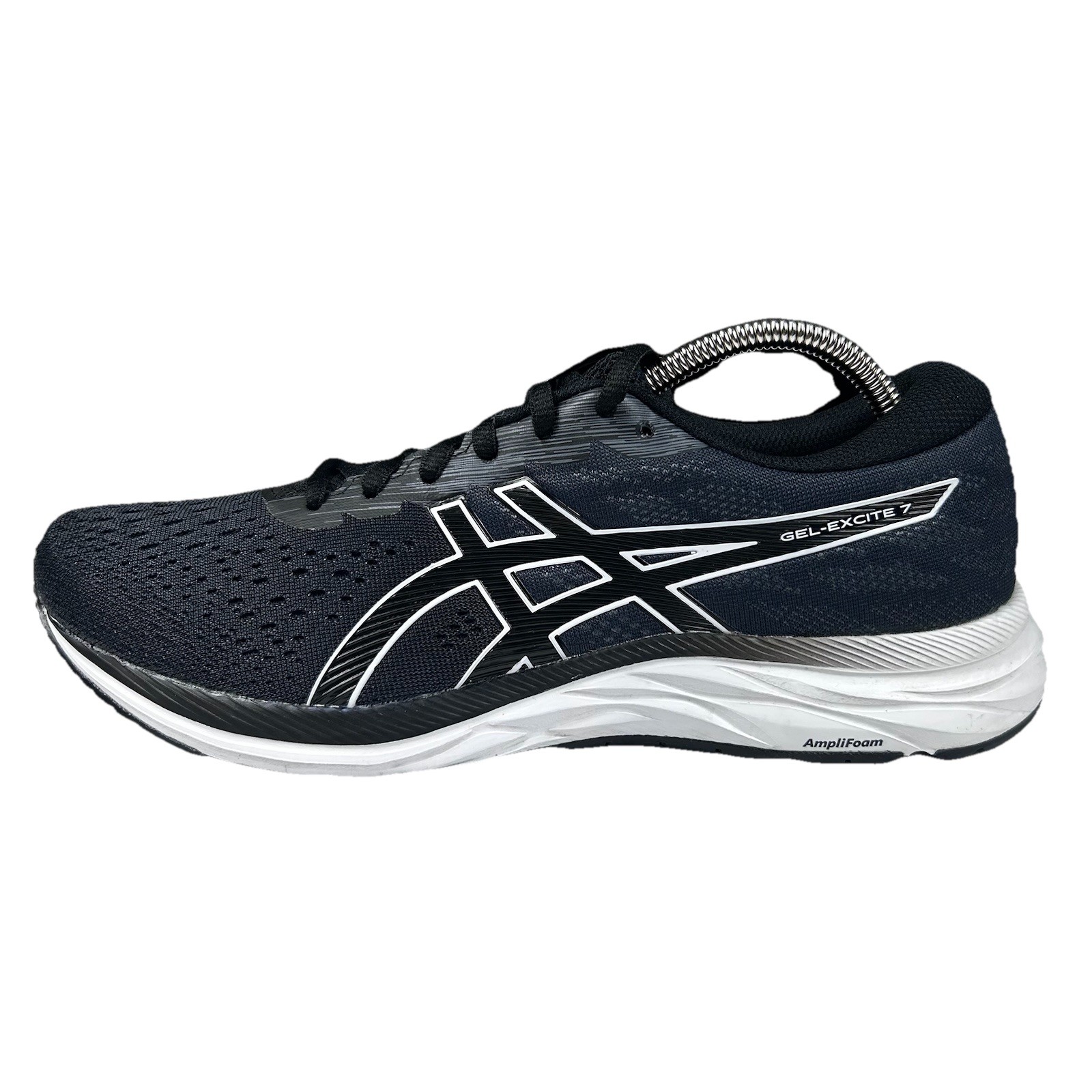 Asics Gel-Excite 7 Women’s Running Shoes Size 11 Black White Athletic Sneakers