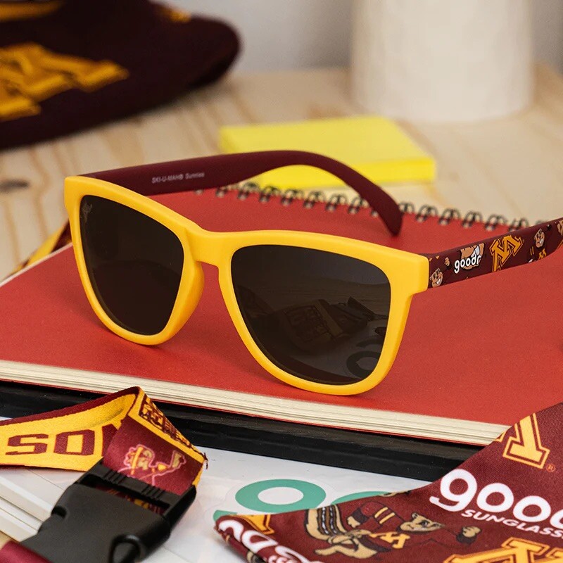 Goodr Sunglasses “SKI-U-MAH” University of Minnesota Sunglasses