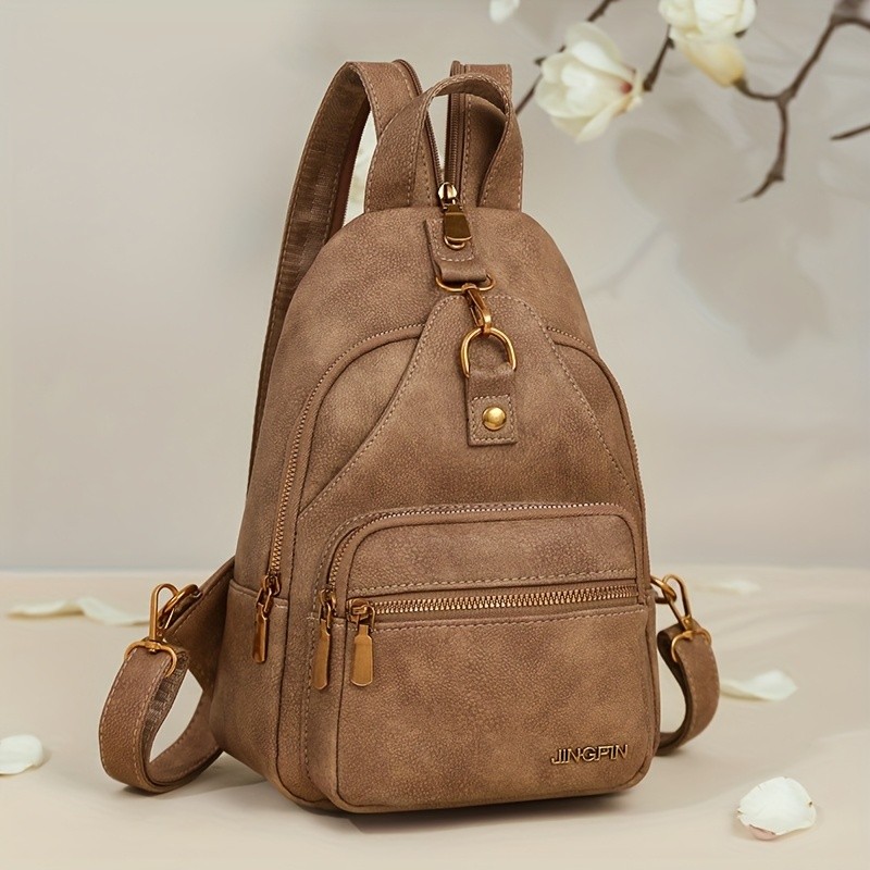 Multifunctional fashionable backpack, double-shoulder bag, daily backpack