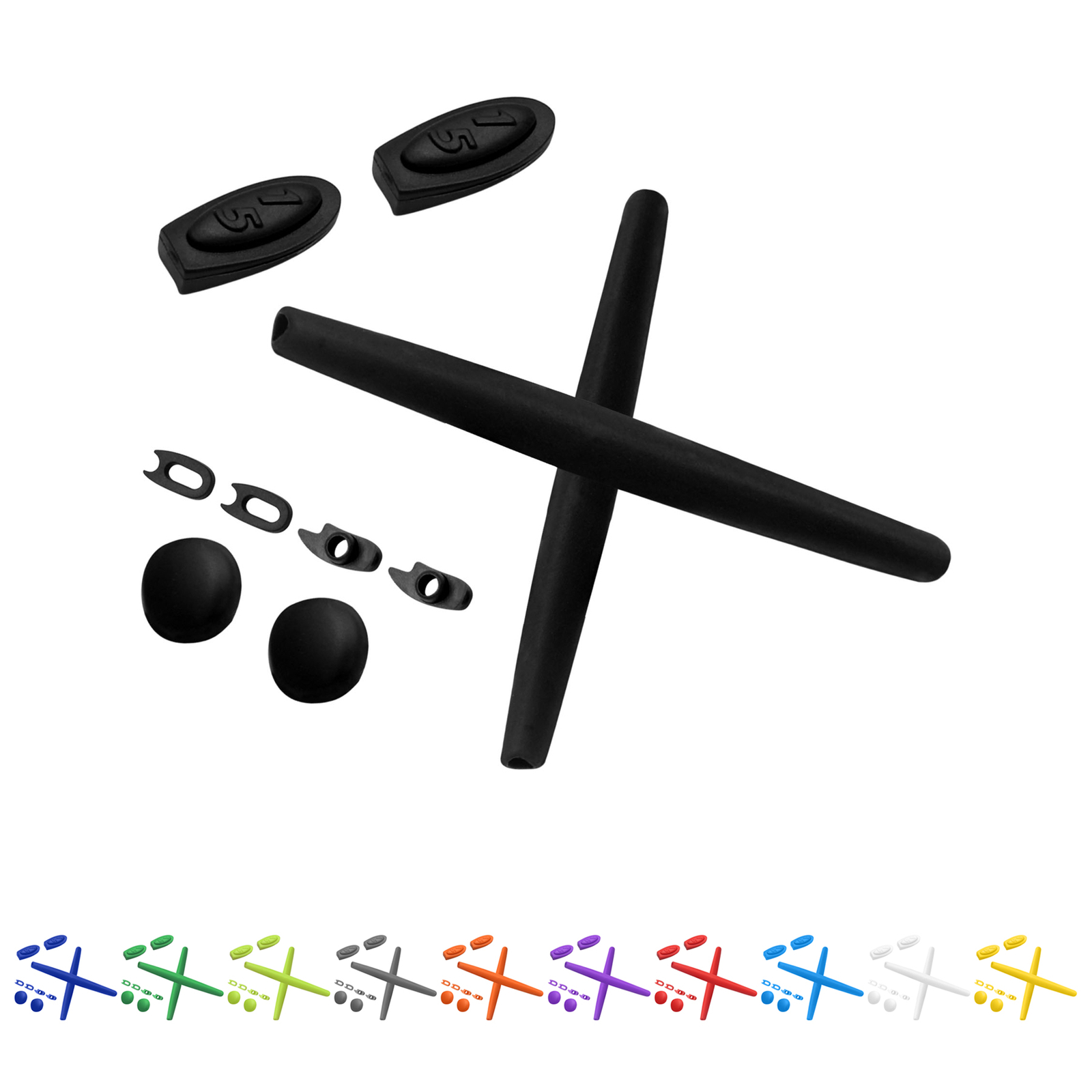 KEYTO Rubber Kit Earsocks & Nose Pads Pieces for-Oakley X-Metal Romeo 1