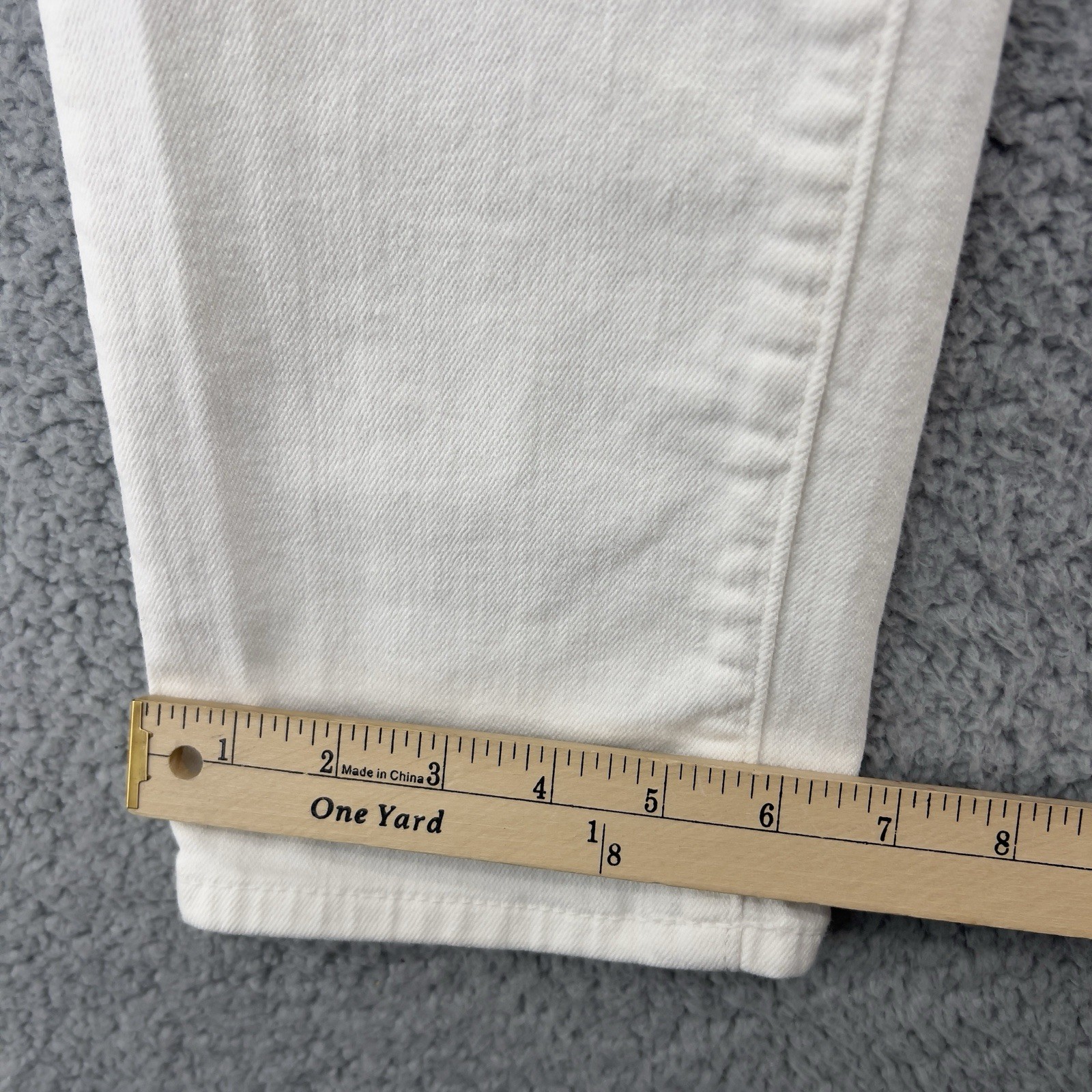Abercrombie & Fitch Langdon Slim Stretch Jeans Men’s 31×32 White Skinny Slim Fit