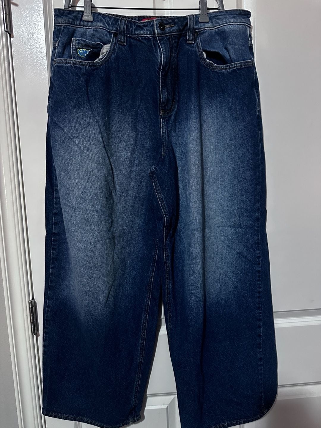 Empyre Baggy Skater Jeans Dark Wash Denim