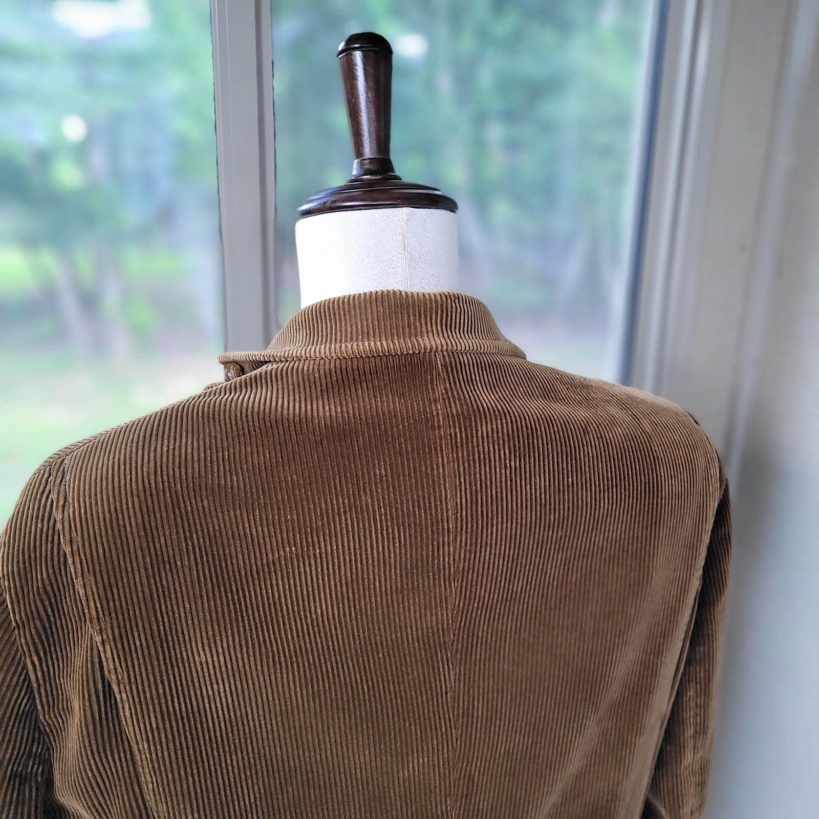 POLO RALPH LAUREN L Vintage Brown Cotton Corduroy Shooting Sport Coat