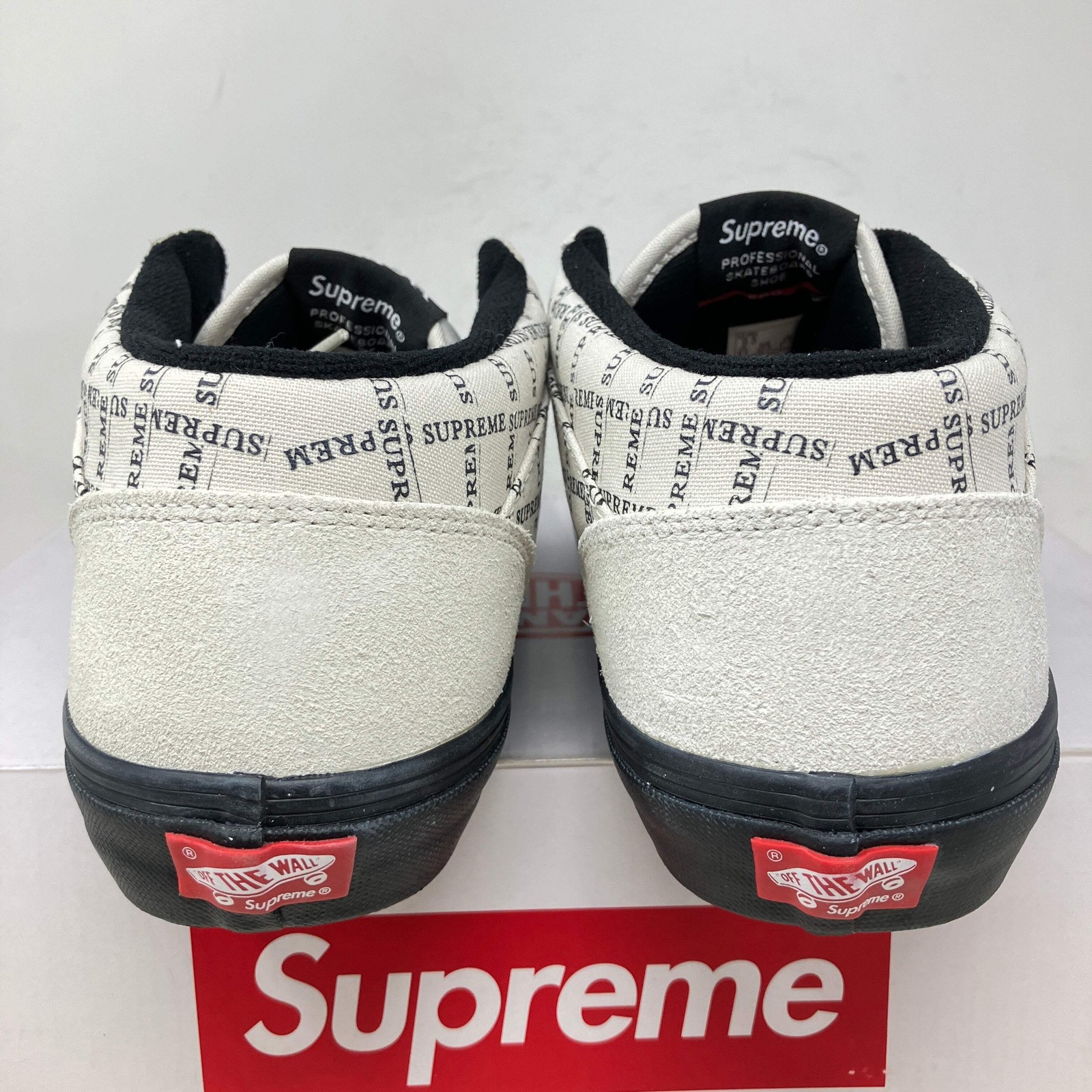 Vans Half Cab Supreme Grid White Brand New VN0A3QPH2YV