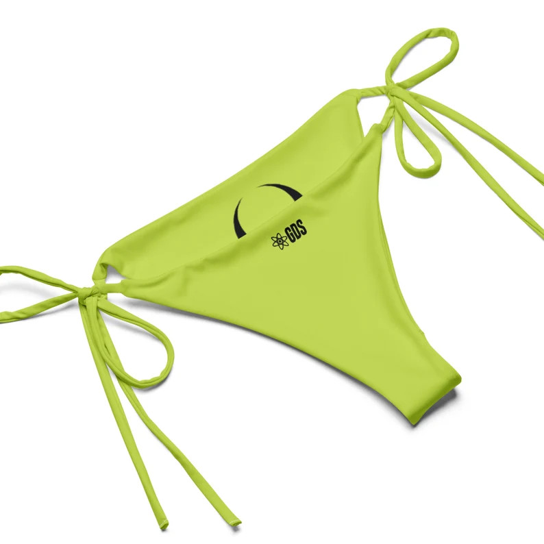 Biohazard Recycled String Bikini