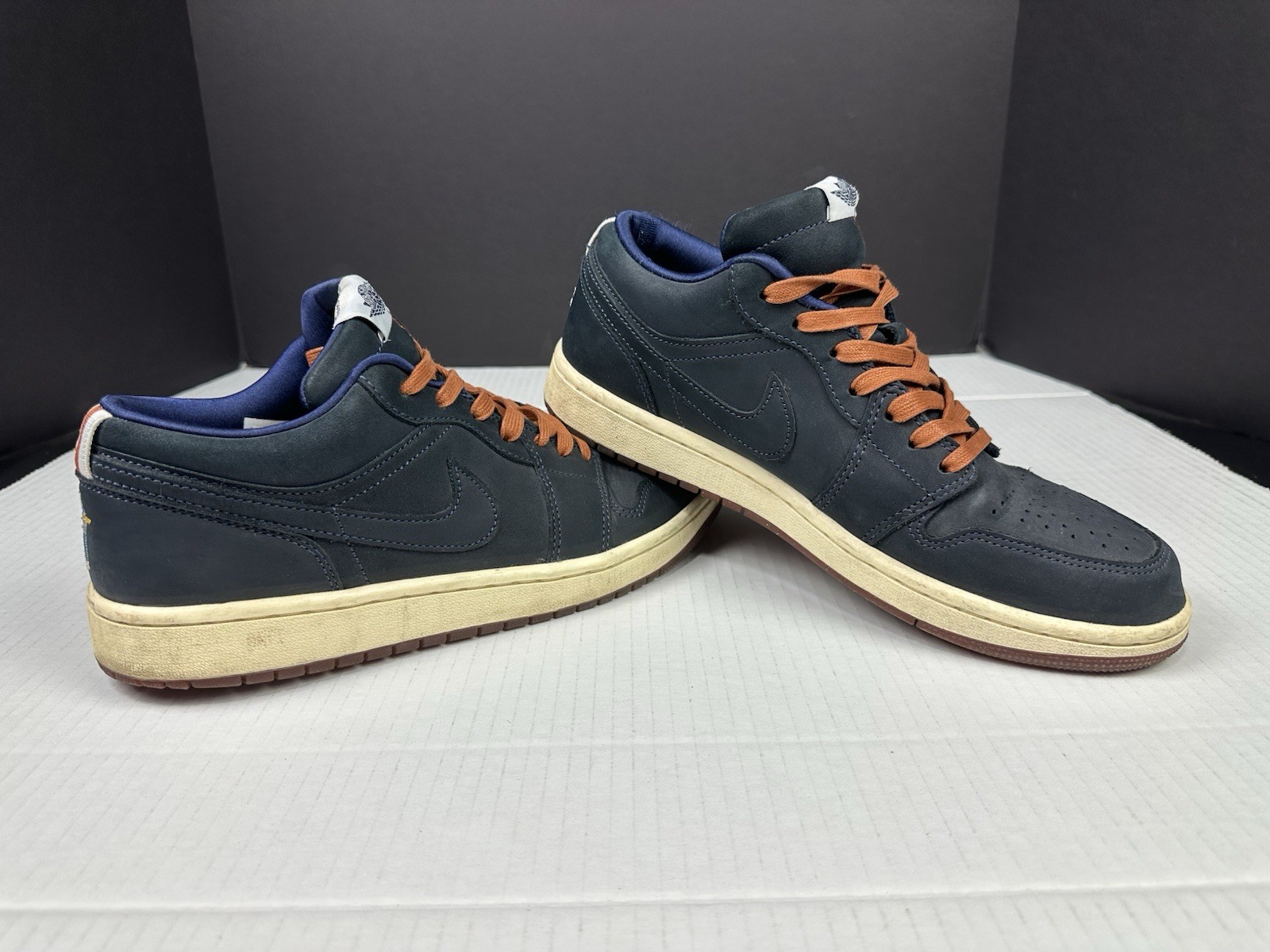 NIKE Mens Sz9 Air Jordan 1 Low East Side Golf Out The Mud DV1759-448 See Pics