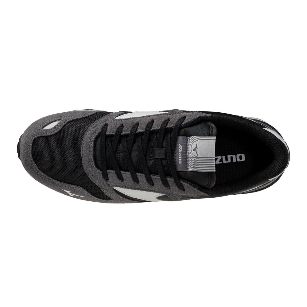 Mizuno RB87 Running Synthetic Fiber Gray Black D1GA235231 Men’s Size