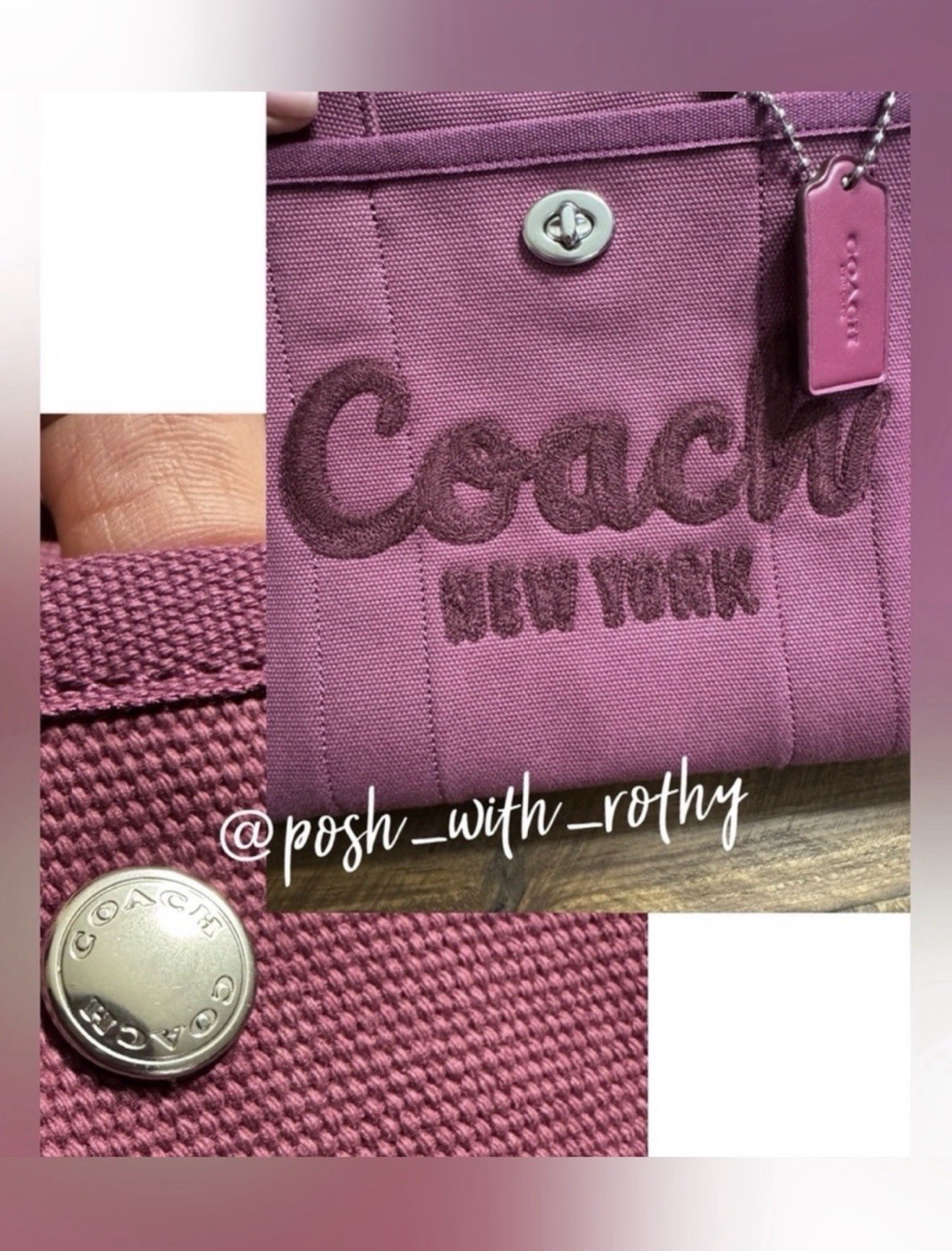 Coach Cargo 26 Logo Canvas Tote