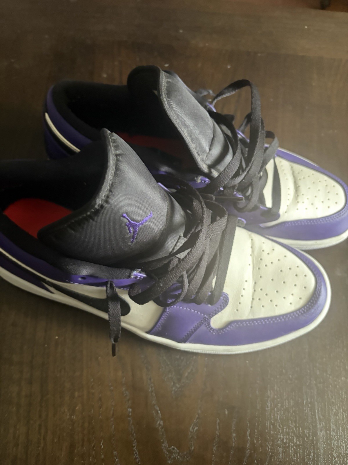 Jordan Air Jordan 1 Low Court Purple White/Court Purple/Black 553558-500