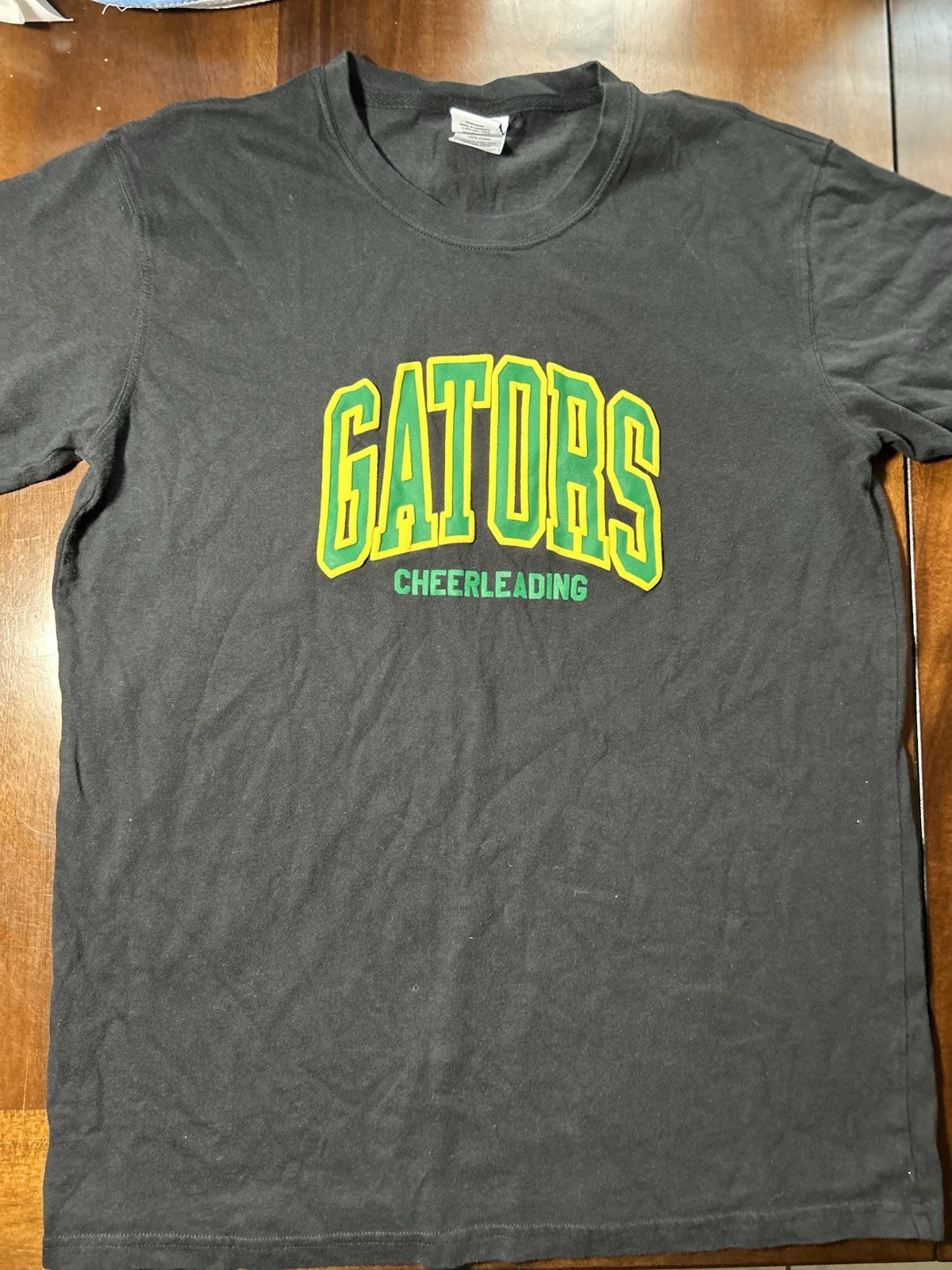 Varsity Spirit Gators Cheerleading T-Shirt Men’s Size L Black Graphic Tee