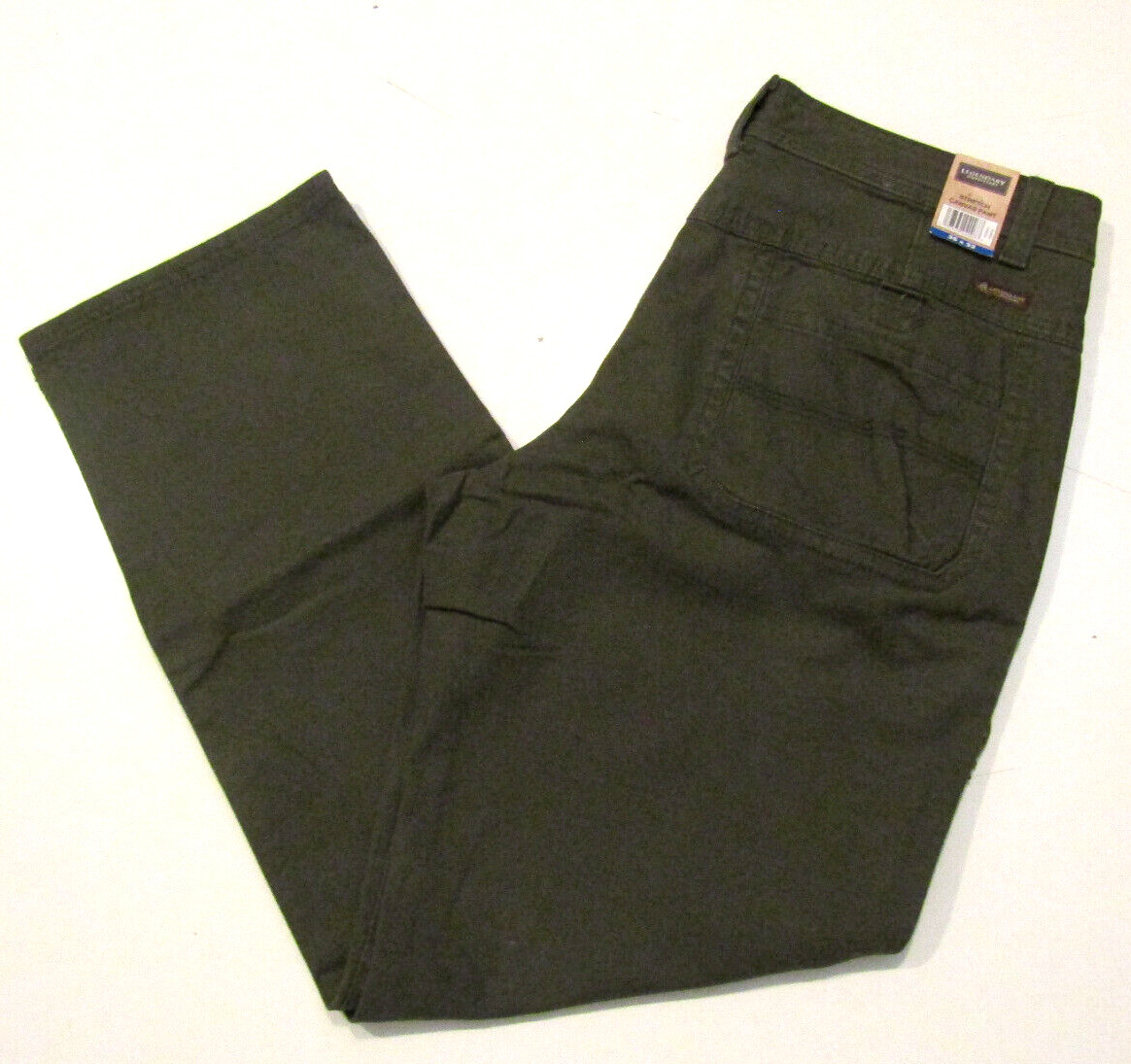 LEGENDARY OUTFITTERS Green Strech Canvas Pants Relaxed Fit 40 W 29 L NWT Mens