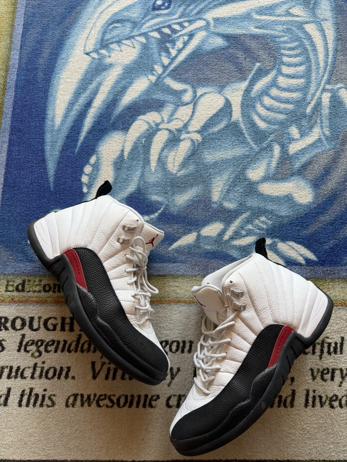 Jordan Air Jordan 12 Retro Taxi Flip 2024 White/Gym Red/Black CT8013-162 Mens 12