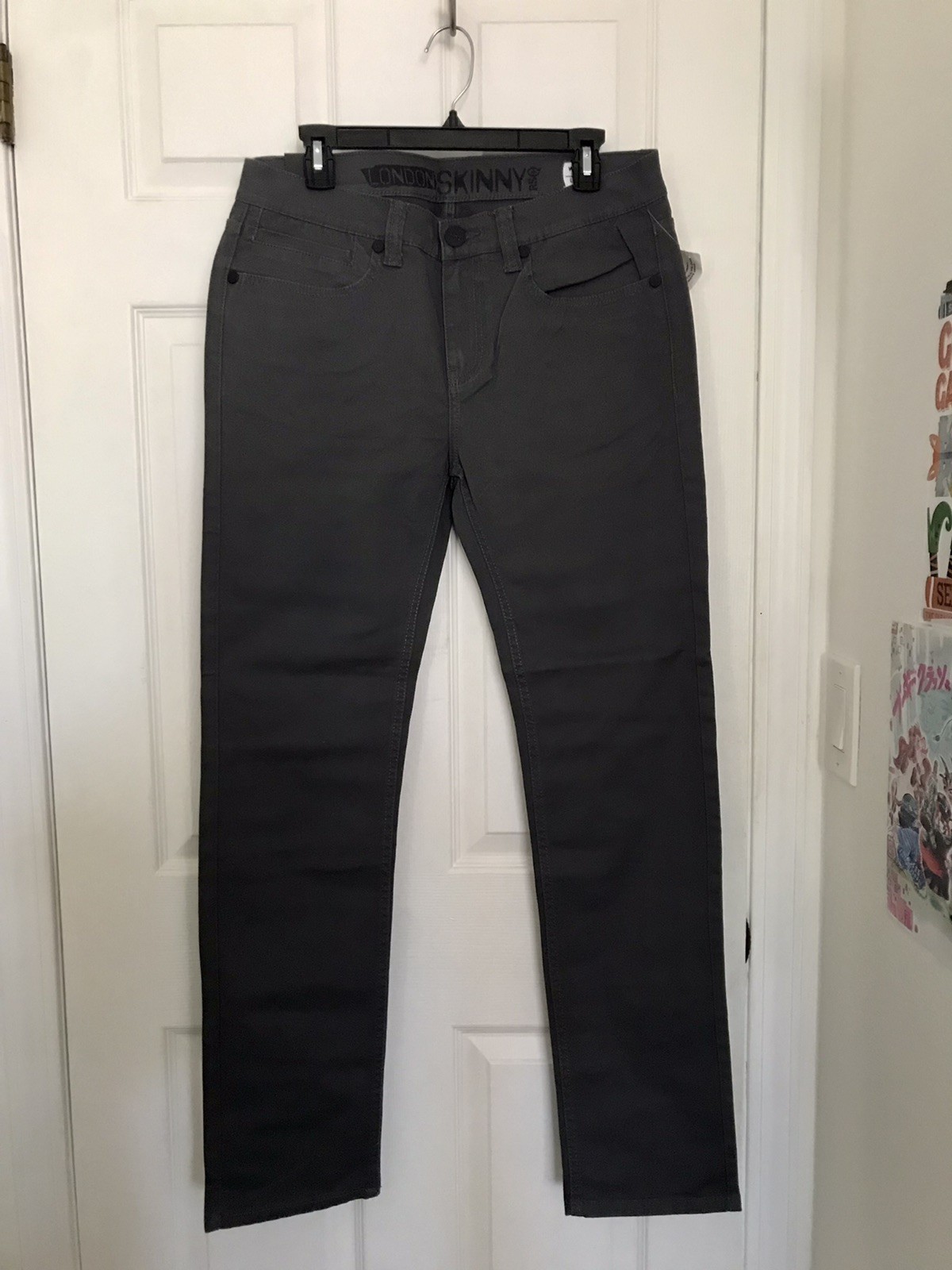 RSQ Gray London Soft Skinny Stretch Jeans Men W33xL32