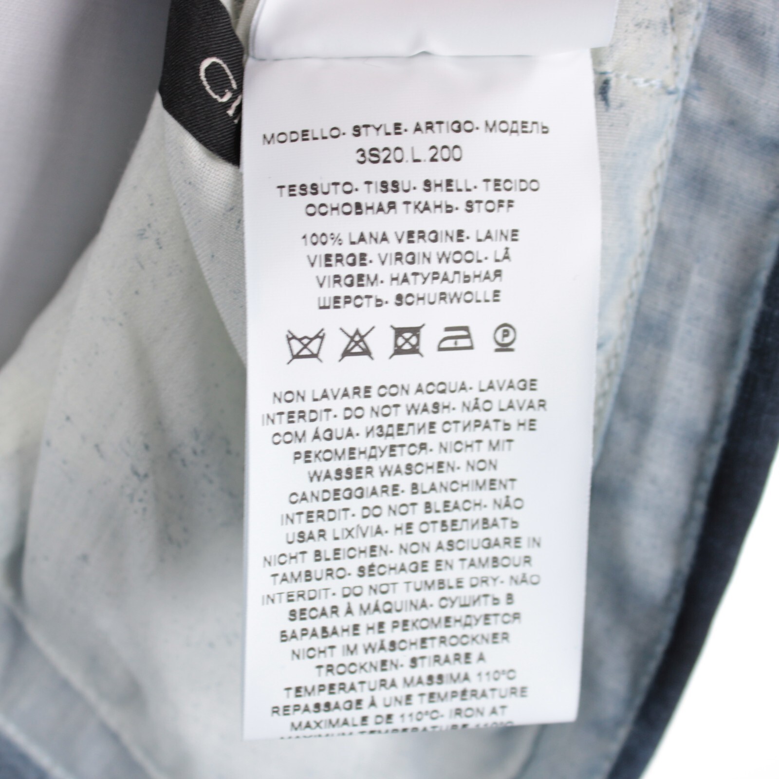 Gimo’s NWT 100% Wool Sport Coat / Soft Jacket Size 52 (L US) In Shades of Blue