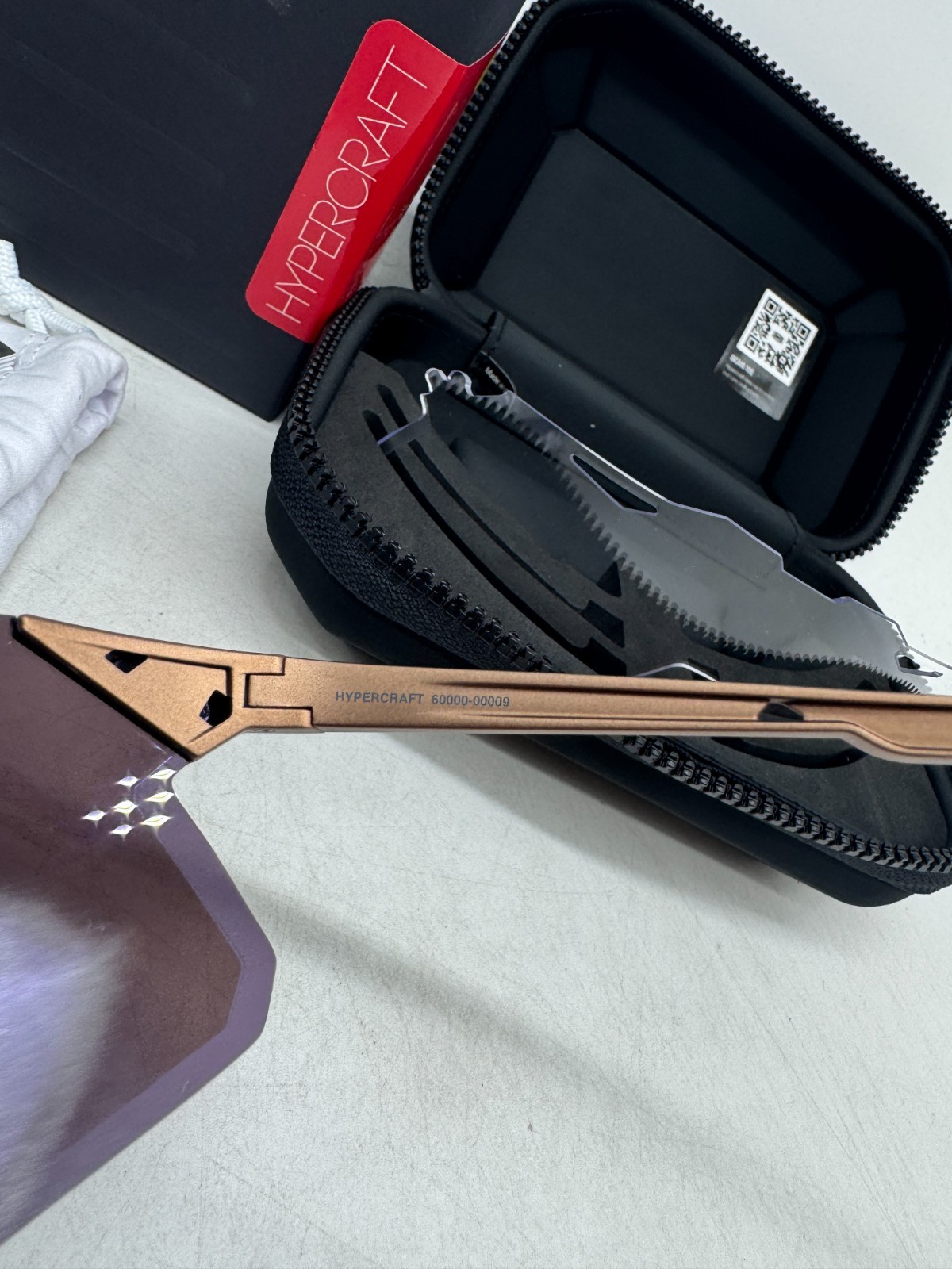 100% Hypercraft Sport Performance Frameless Sunglasses Scratch Resistant Uv400