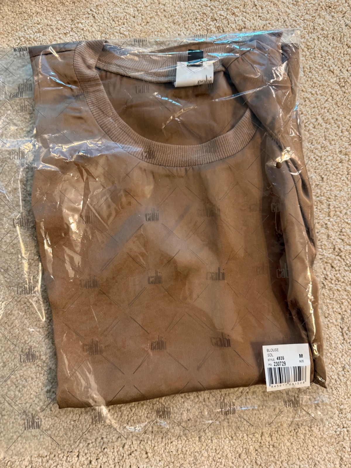 cabi NEW IN BAG Complete Top Sandal Brown Size medium retail $89