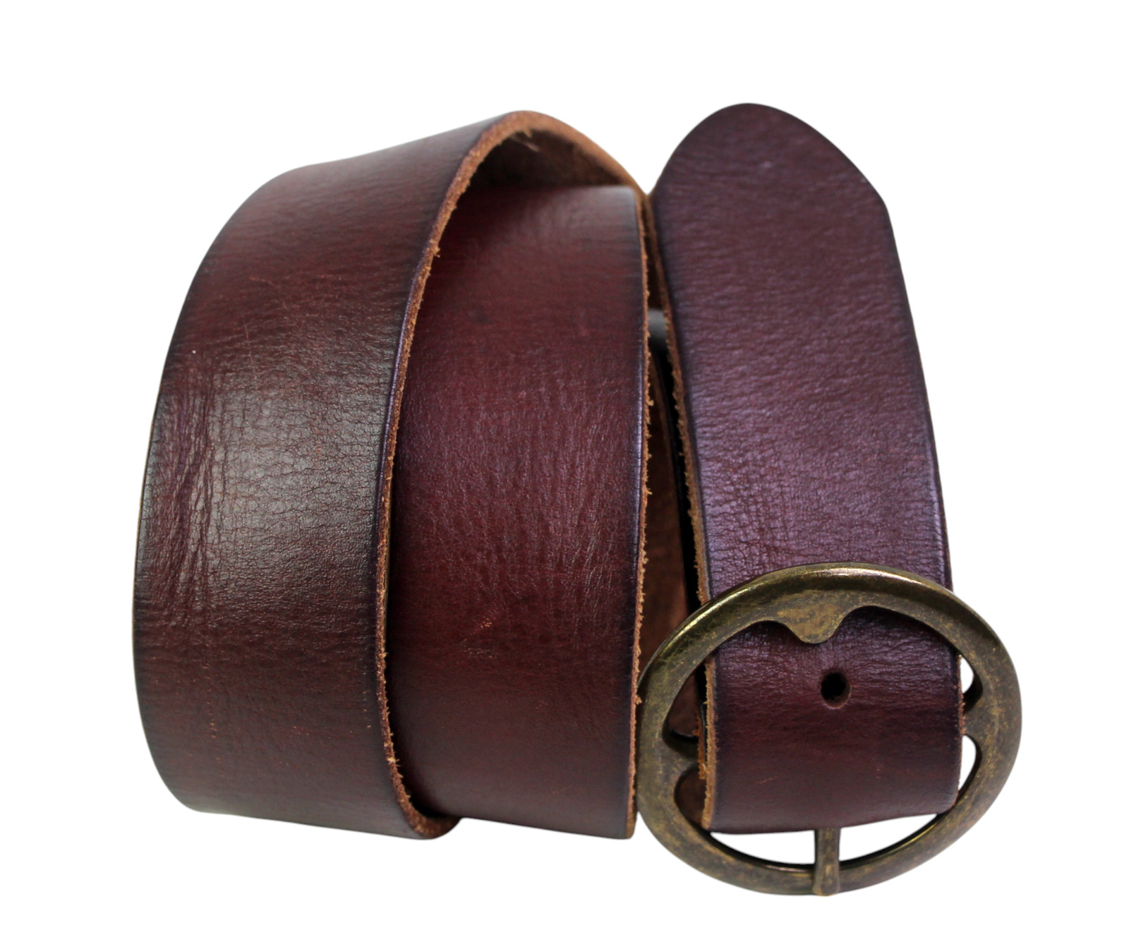 Treasure & Bond BROWN REAL LEATHER 1 3/8″Wd CASUAL DRESS WOMEN’S BELT Sz S (B47