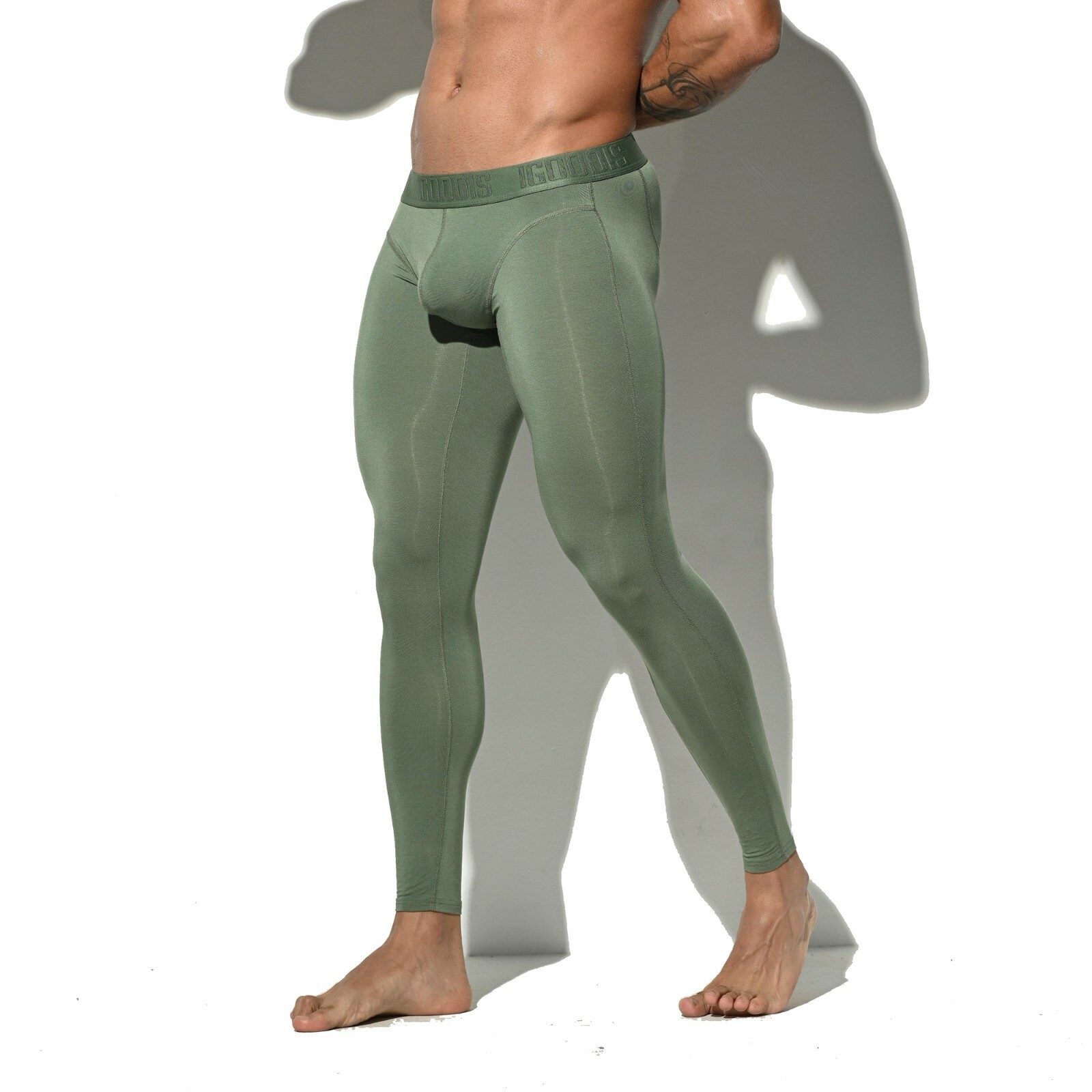 Mens Solid Modal Big U-Pouch Thermal Underwear Guys Long Johns Warm Bottoms 1113