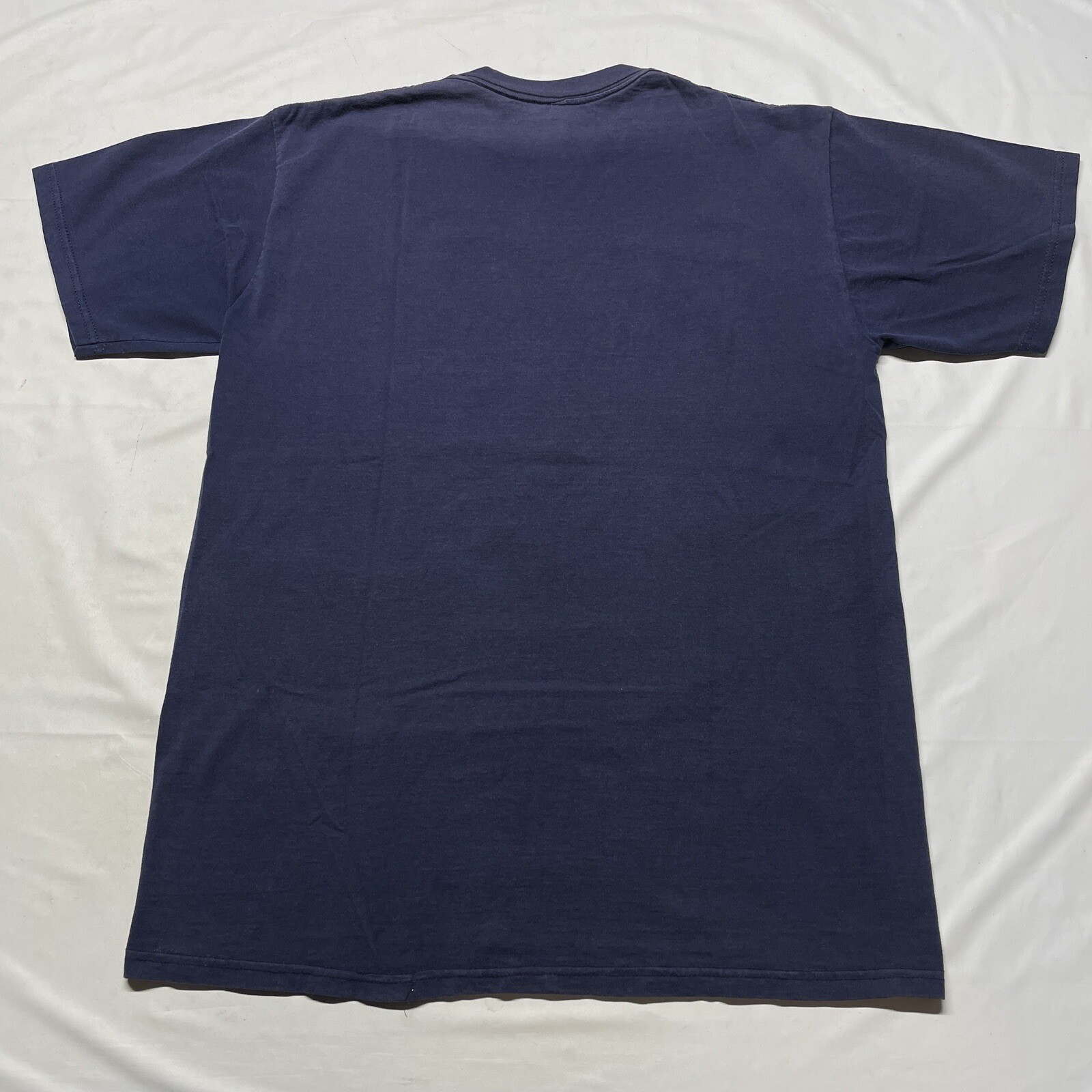 Vintage 90s T-Shirt Men’s Large Blue Dallas Texas USA Made Distressed Art Grunge