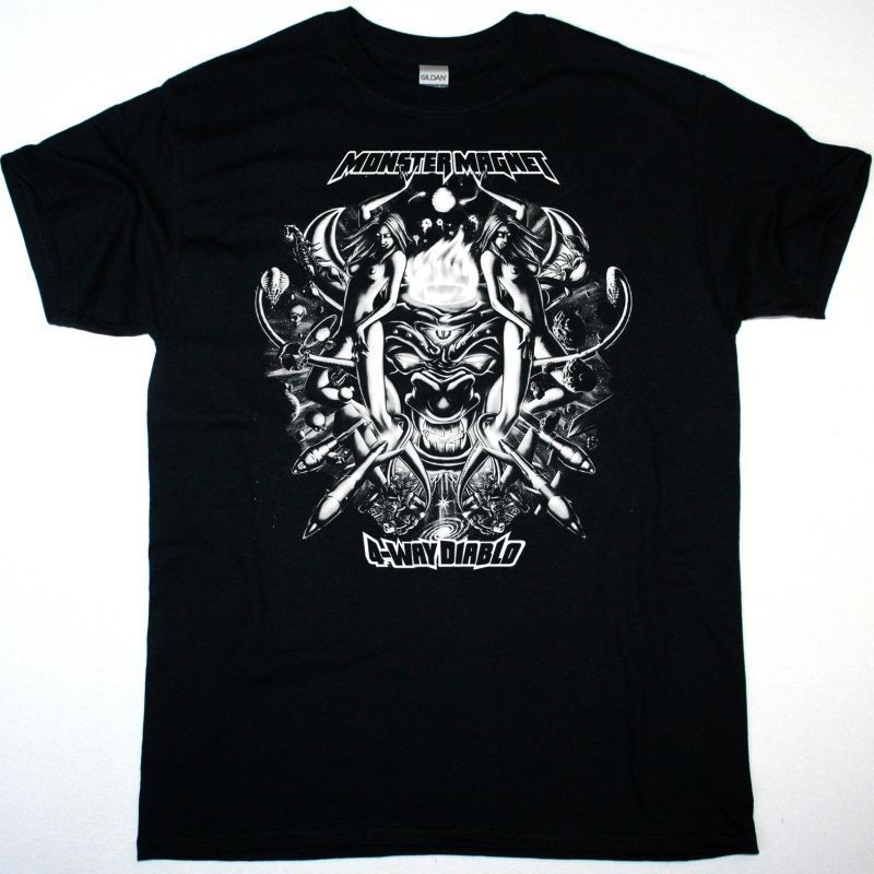 Monster Magnet 4 Way Diablo Black T-Shirt