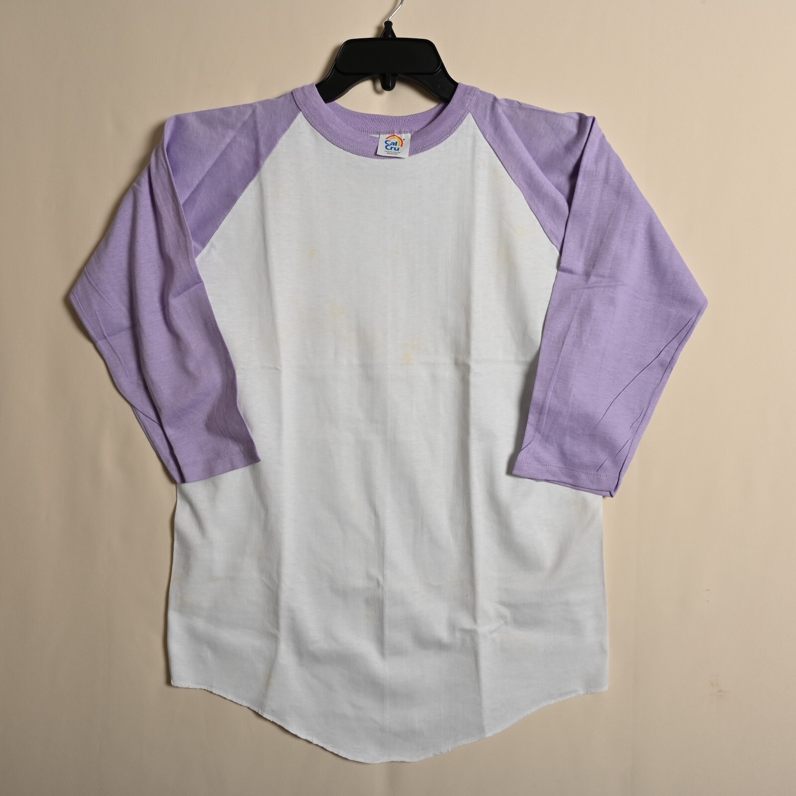 Vintage Cal Cru Baseball T-Shirts 3/4-Sleeve Size M – Lot of 2 – 4269