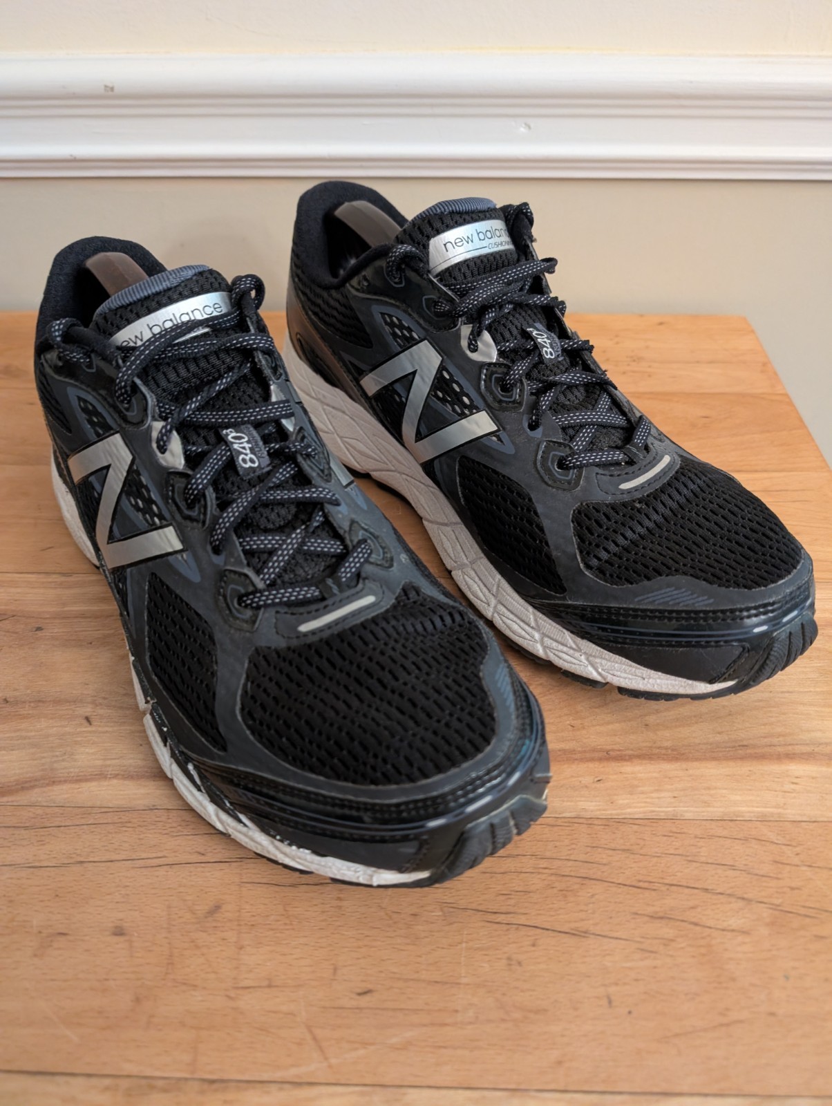 NEW BALANCE 840v3 Black Sneakers Made in USA Men’s Sz 11.5 D M840BW3