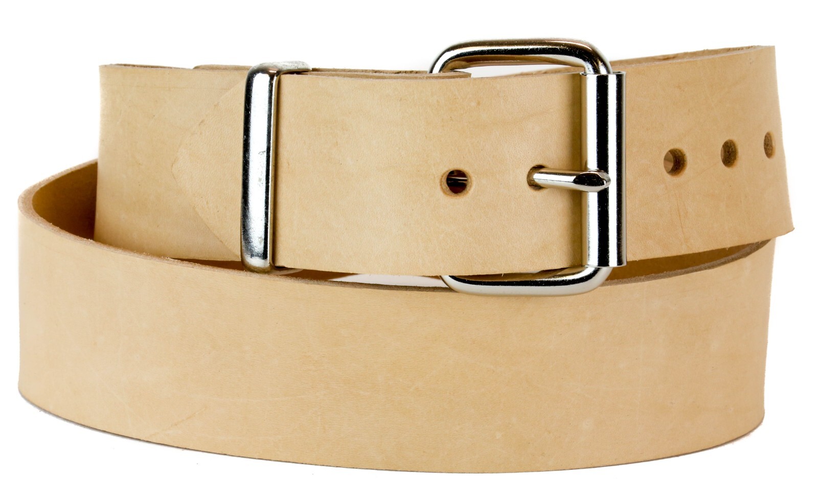 THICK VEG TANNED GENUINE LEATHER 1 3/4″ WIDE WORK BELT HEAVY DUTY USA MADE