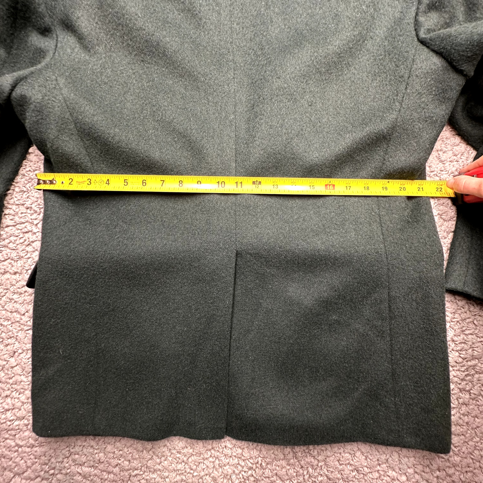 Tailors Row by Deansgate 100% Camel Hair Blazer Jacket Green 42″ Chest 31″ Long