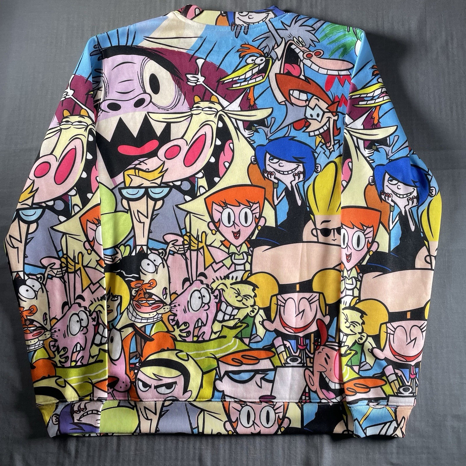 Cartoon Network Pullover Men’s Medium Retro All Over Print 2018 CN