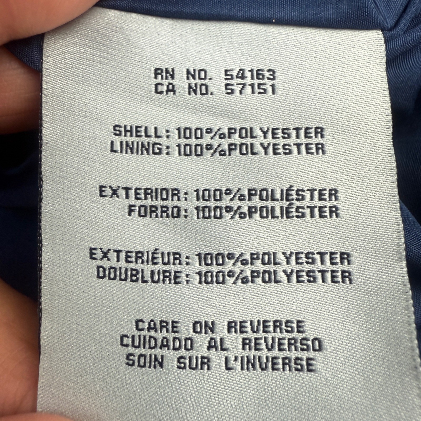 Levi’s Pullover Anorak Jacket Hooded Palm Print Blue XL