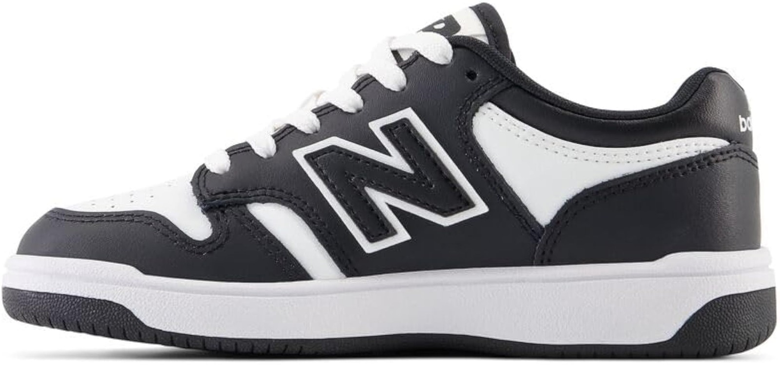 New Balance Kids 480 V1 Lace-up Sneaker – Black/White – 12C