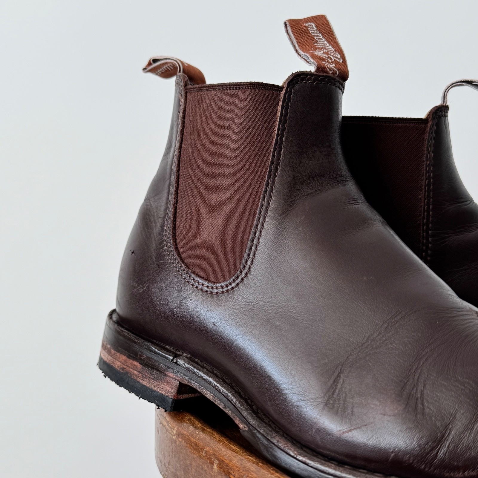 R.M. Williams Comfort Craftsman Brown Men’s Chelsea Boots SIZE 39 (23.5 cm)