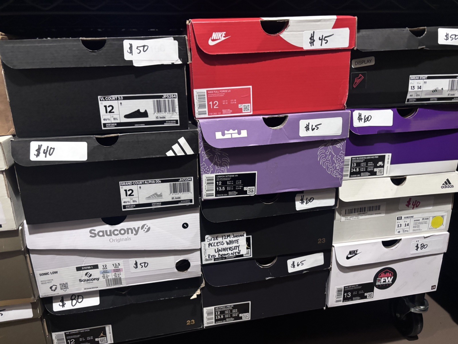 8 Pairs Men’s & Women/Kids Shoes Reseller Lot – Brand NEW New With Box Random