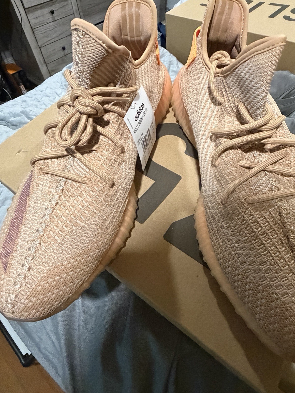 Adidas Yeezy 350 V2 Clay – Size 14