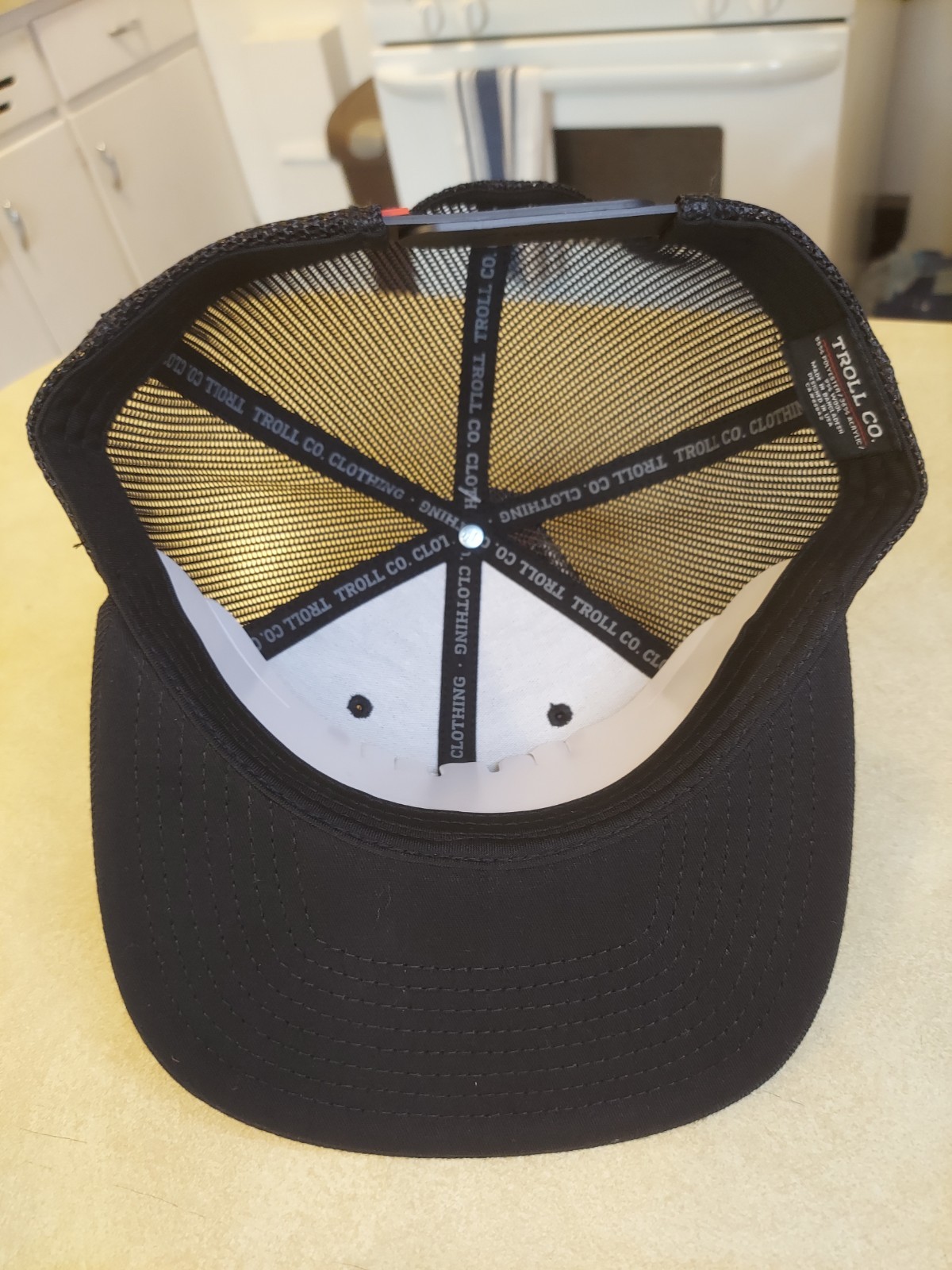 Dirty Hands Clean Money Troll Co Mesh Snapback Trucker Ball Cap NWT