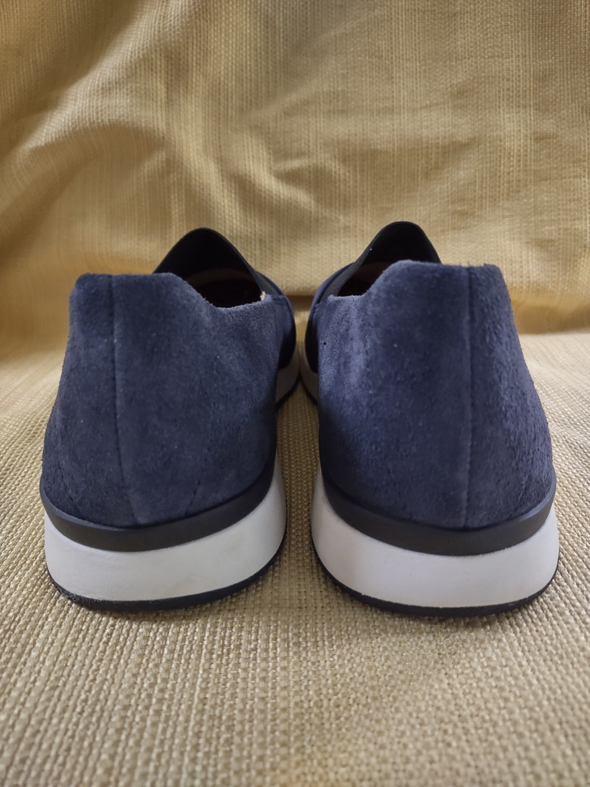Vionic Cameo Slip On Sneakers Sz 8.5M Navy Suede Orthopedic Athleisure Commuter