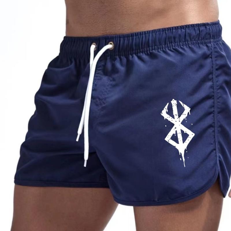 Men’s Quick Dry Swim Shorts Beach Board Shorts with Pockets Breathable Surf