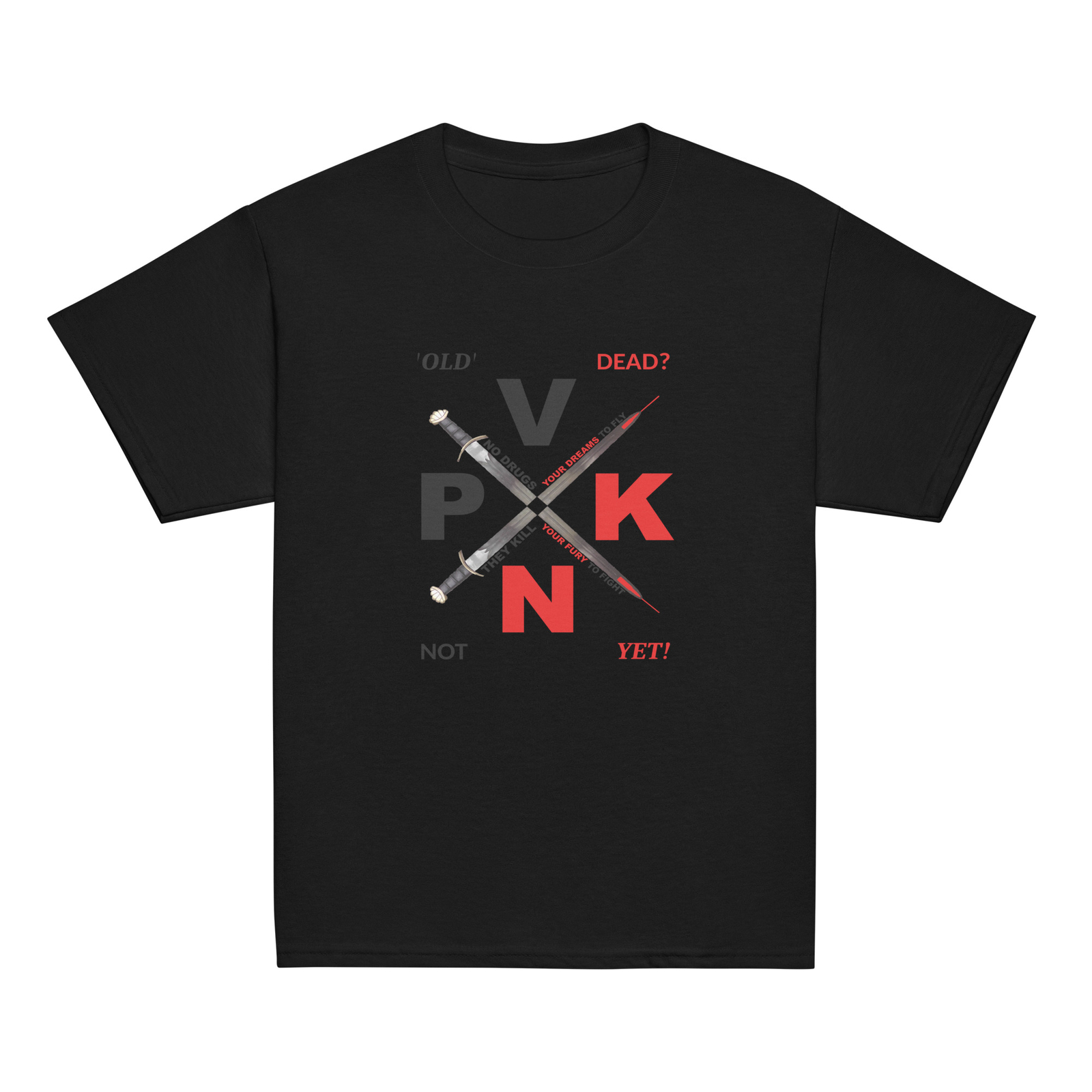 PUNK X 2D; Gildan 5000B; Kids Short-Sleeves T-Shirt