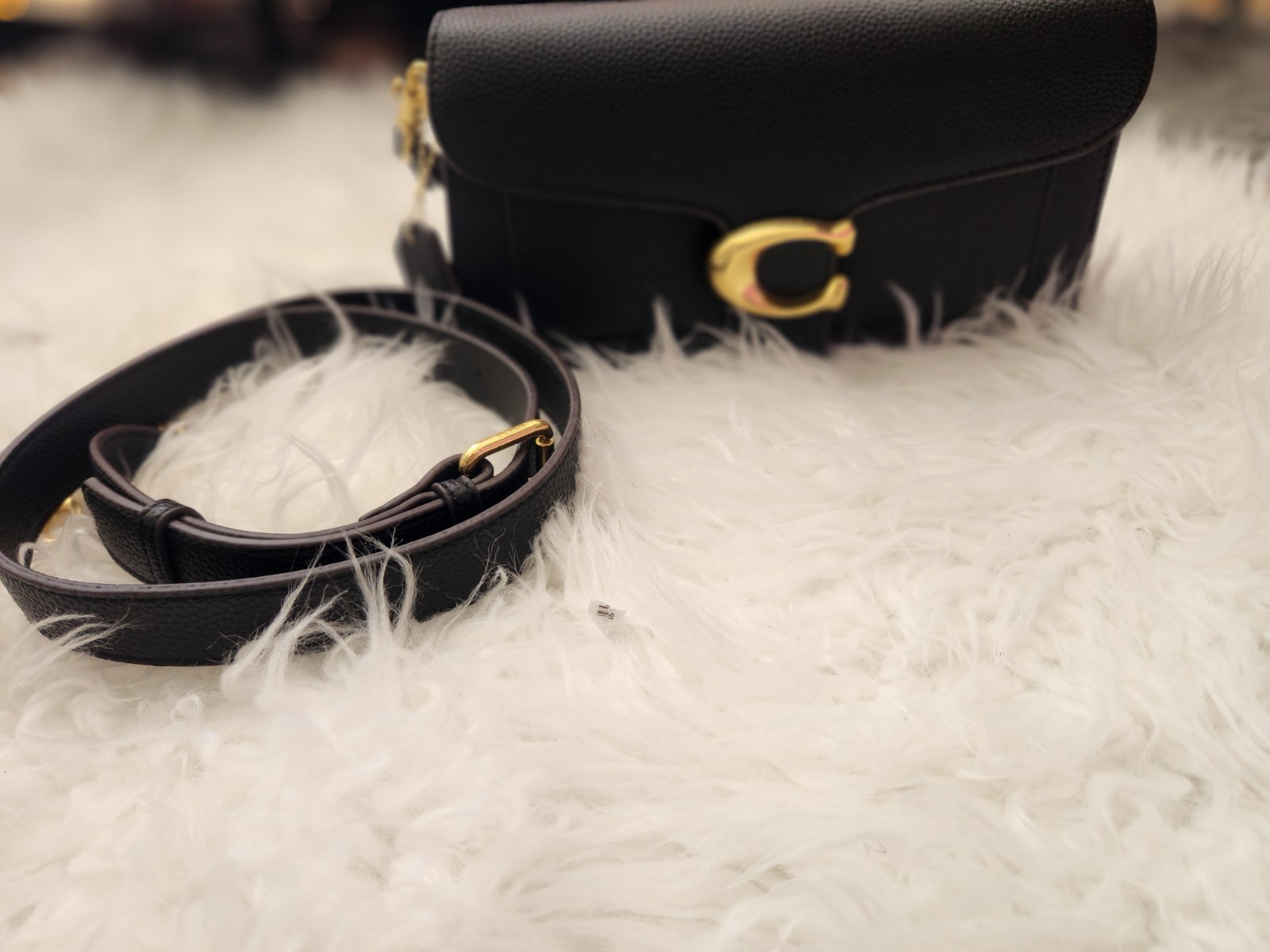 Coach Tabby Shoulder Bag 26 Leather Black